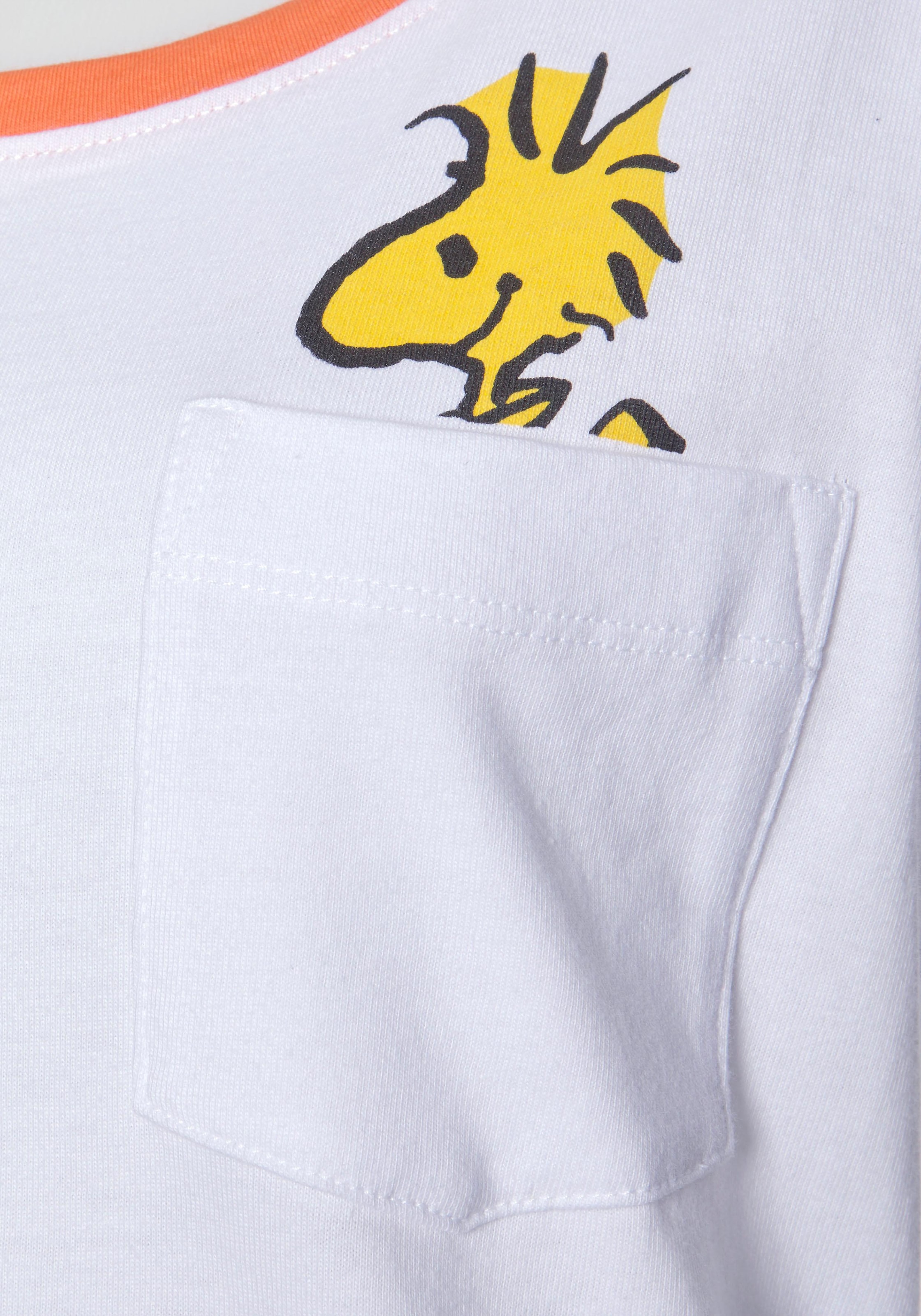 Peanuts Pyjama, (2 tlg., 1 Woodstock Druck Stück), Snoopy ♕ mit und bei