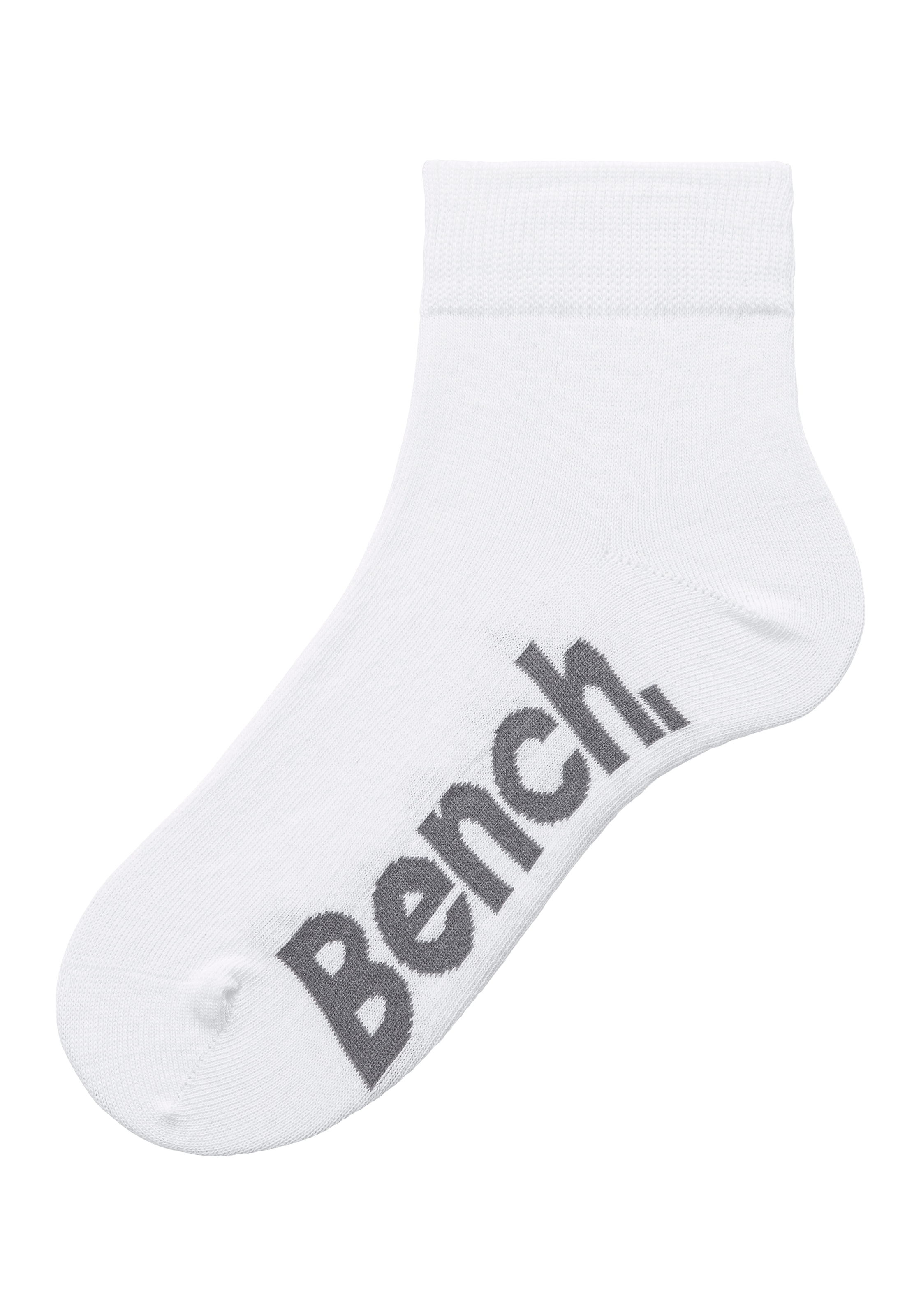 Bench. Kurzsocken, (Federtasche, 7 Paar), in ansprechendem Mäppchen mit Reißverschluss
