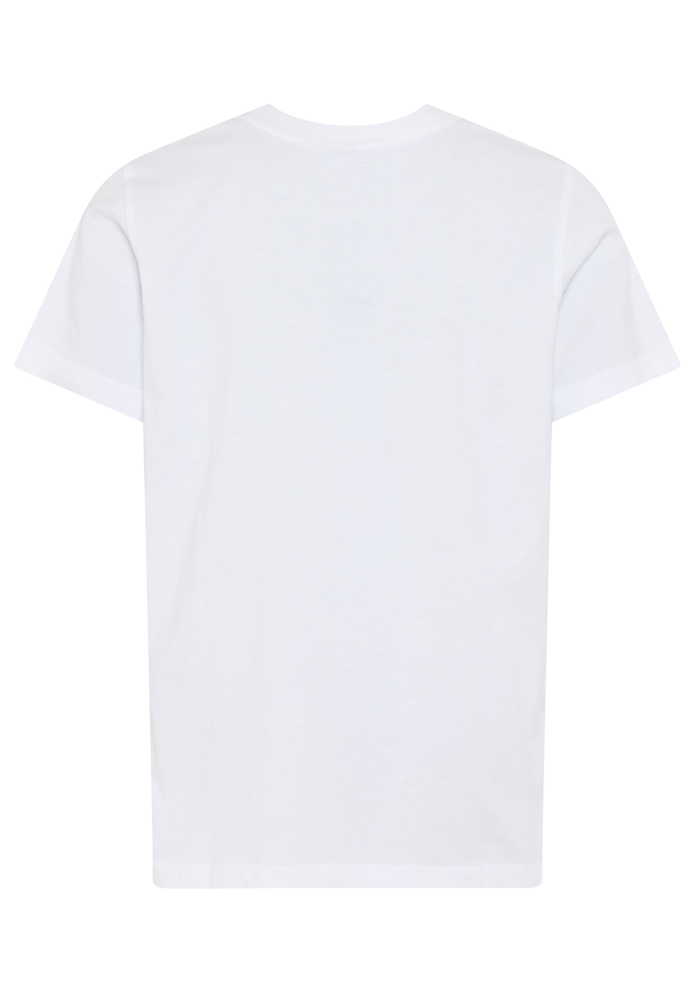 KIDSWORLD T-Shirt »Spruch: NO IDEA WHAT I'M DOING HERE« für Jungen, Kurzarm, Basic Passform, mit modischem Druck