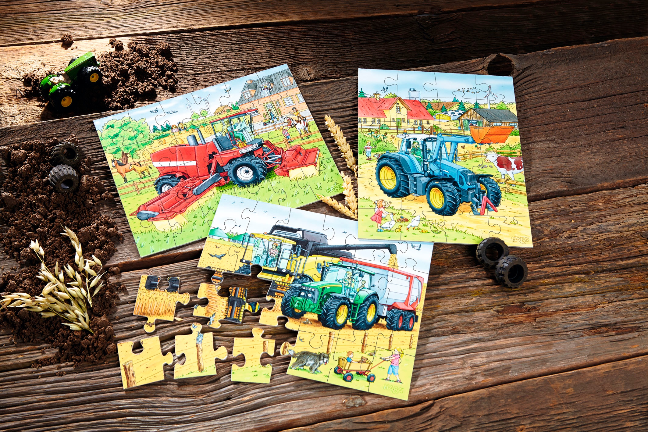 Haba Puzzle »Traktor und Co.«