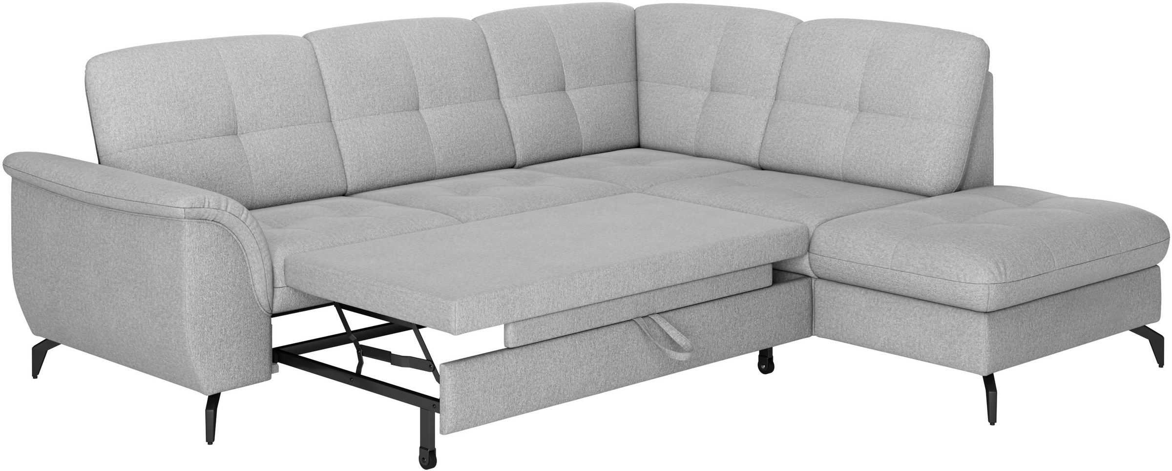 sit&more Ecksofa »Zora L-Form«, wahlweise mit Bettfunktion und Bettkasten