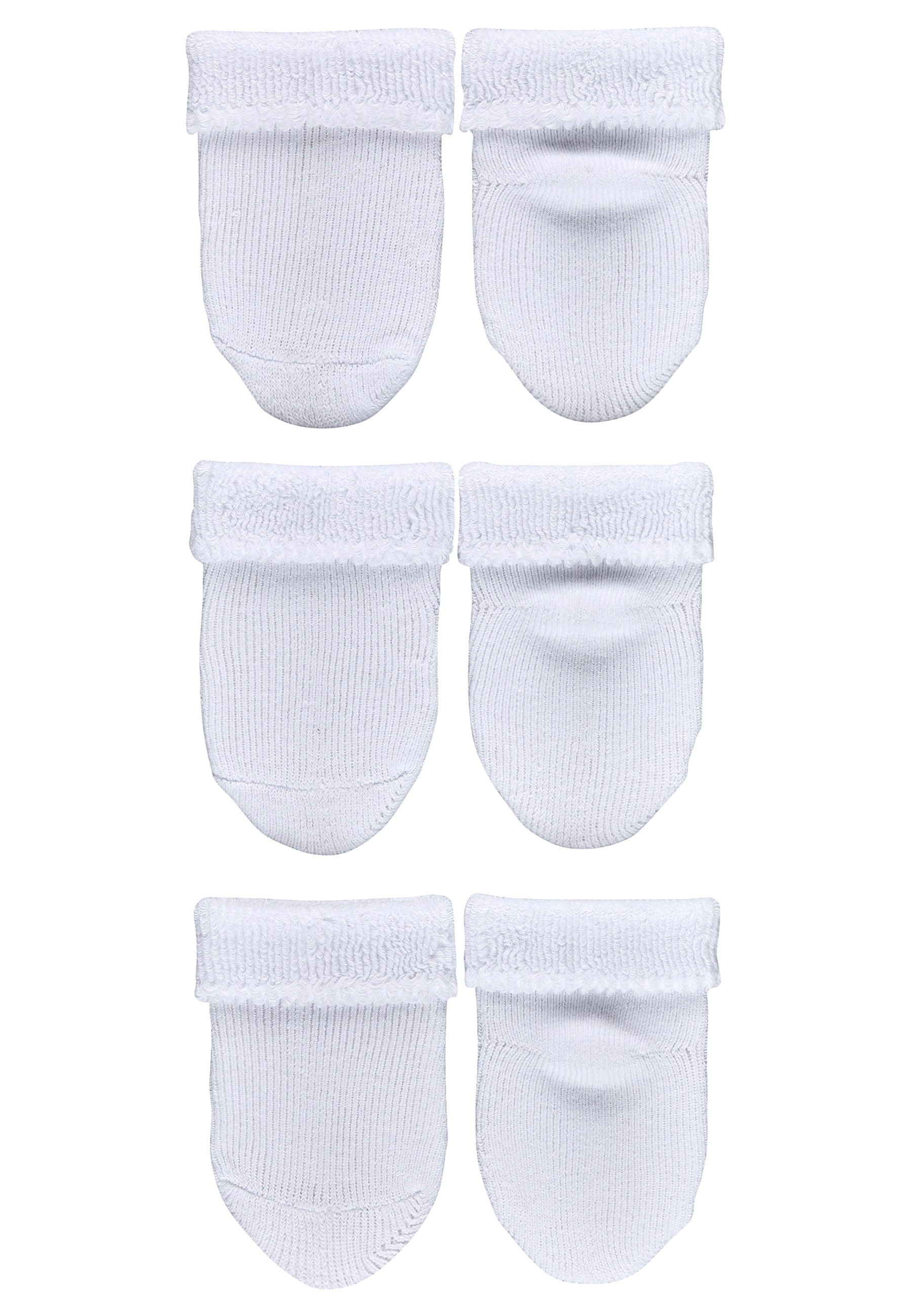 Sterntaler® Socken »Multipack Erstlingssocken mit Umschlag und Innenfrottee«