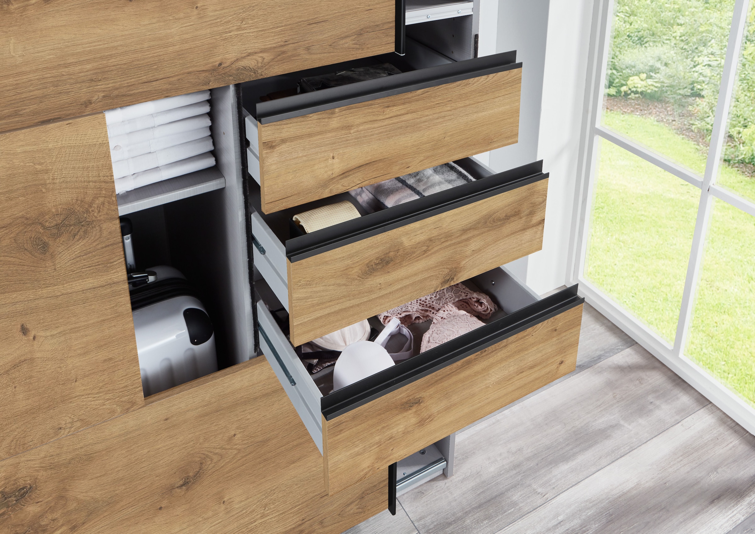 Wimex Schwebetürenschrank »Saigon« mit Spiegeltür, 3 Türen, 270cm breit