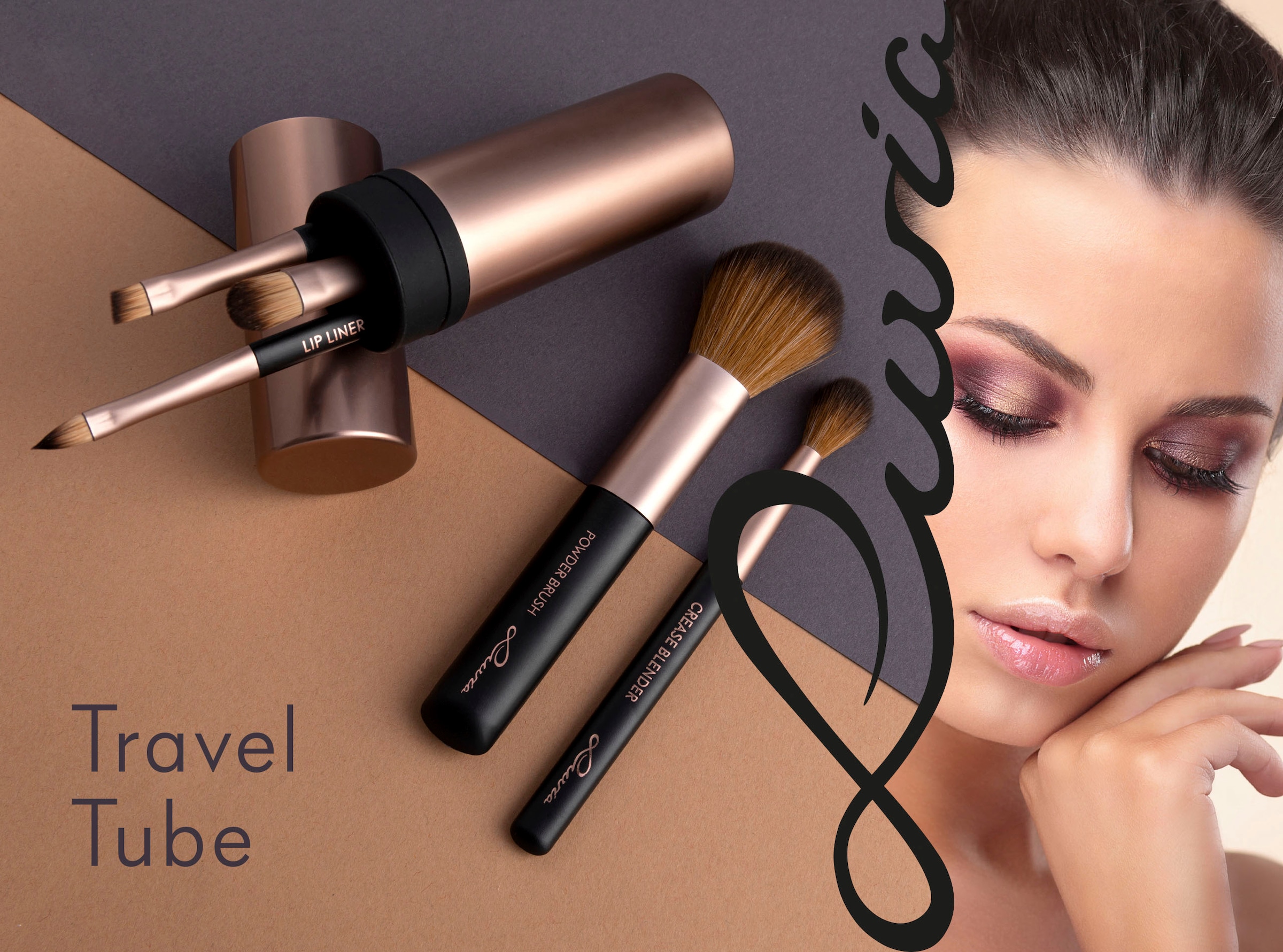 Tube«, bestellen UNIVERSAL Kosmetikpinsel-Set | (5 Luvia »Travel Cosmetics tlg.)