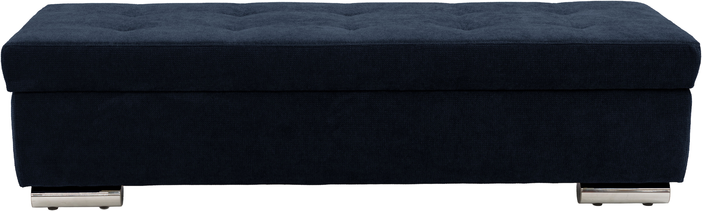 OTTO home Hocker »Torrnby, 161 cm breit, extra groß mit großem Staufach« aus Luxus-Microfaser oder haustierfreundlichem Pet Friendly Bezug