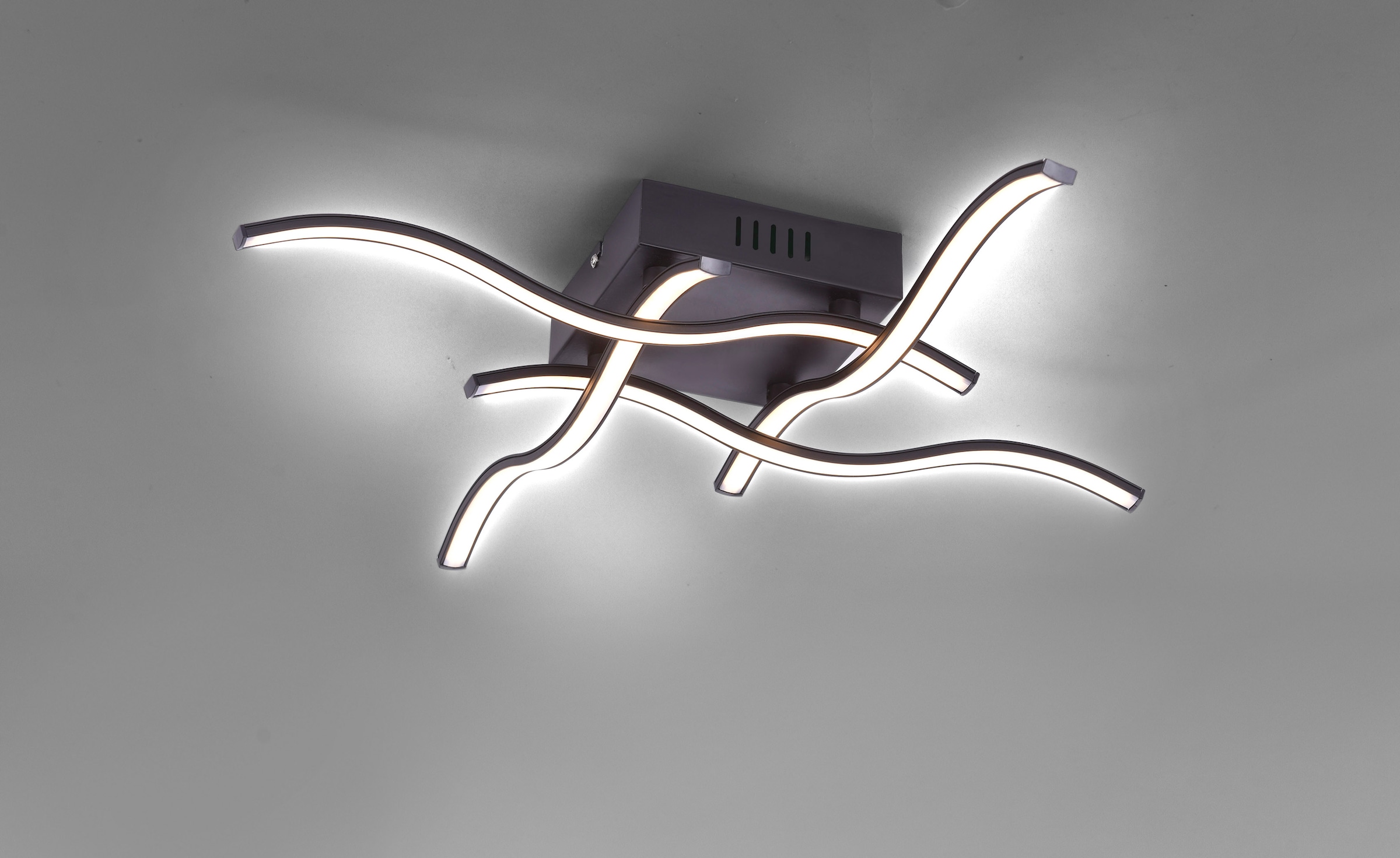 LED 4 Leuchten flammig-flammig, LED mit Garantie Jahren »WAVE«, XXL | online 3 kaufen Direkt Deckenleuchte Deckenlampe