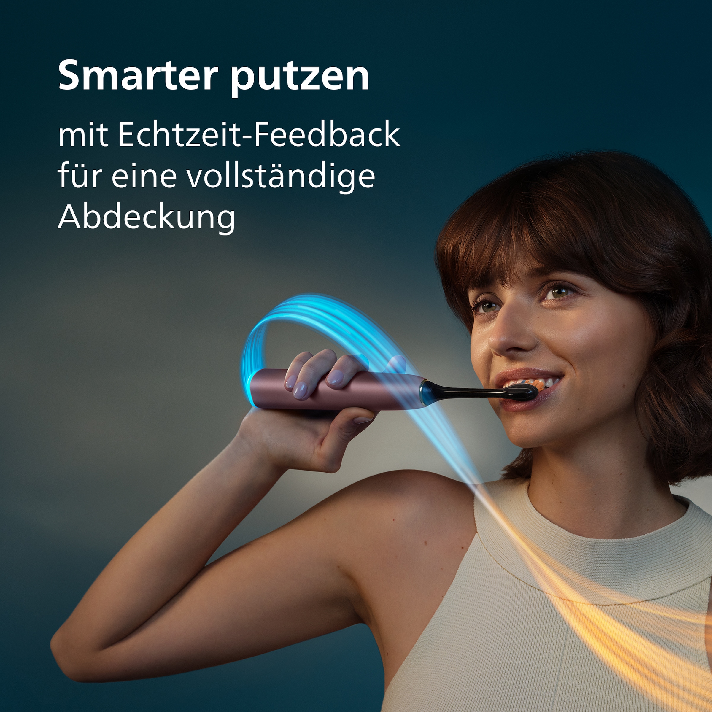 Philips Sonicare Elektrische Zahnbürste »DiamondClean 9000 HX9213« 1 Stk. Aufsteckbürsten mit Smart-Sensoren und 7 Putzprogrammen, inkl. Reiseladeetui
