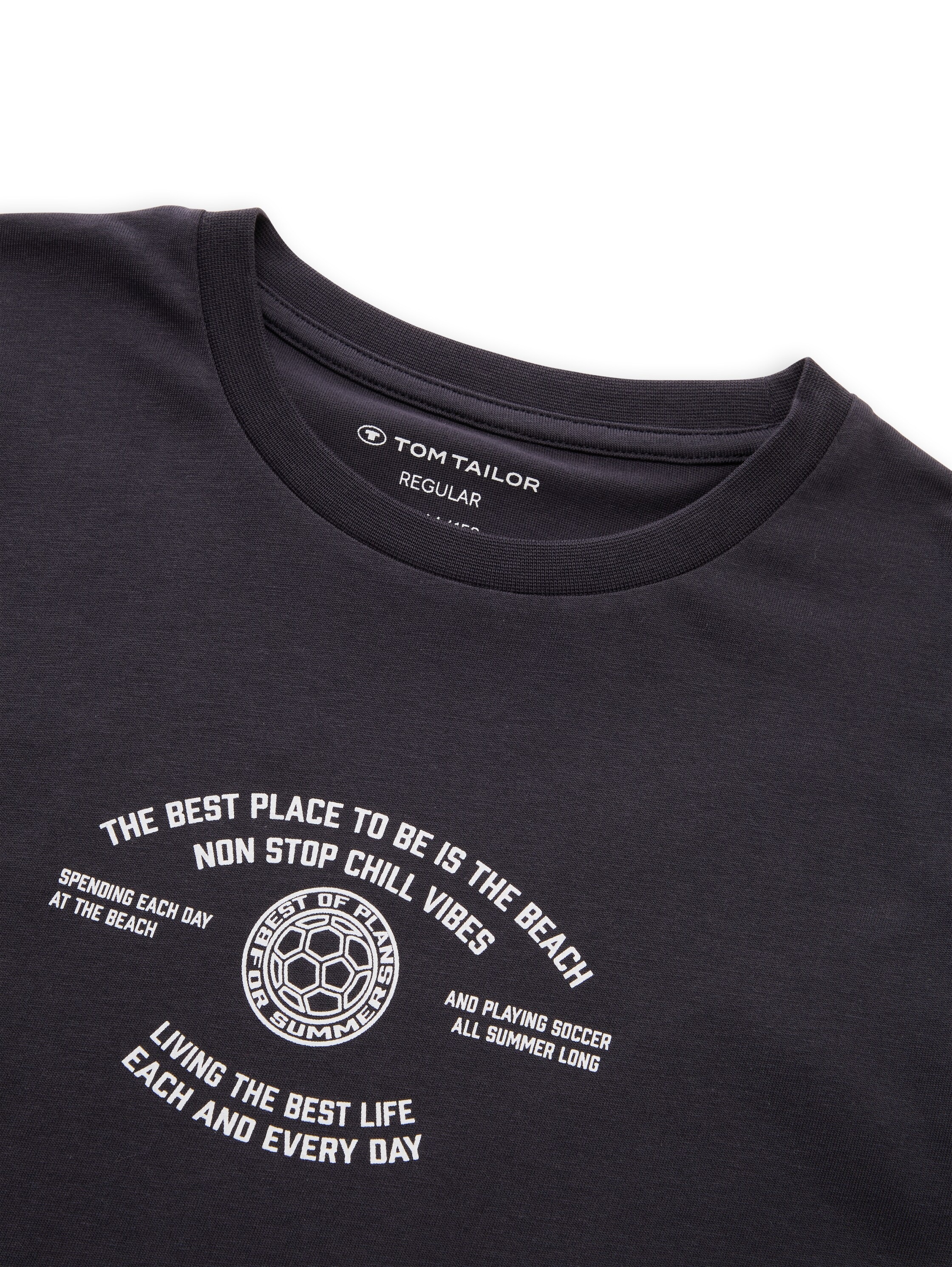 TOM TAILOR Kurzarmshirt Sommershirt mit Print/für Boys