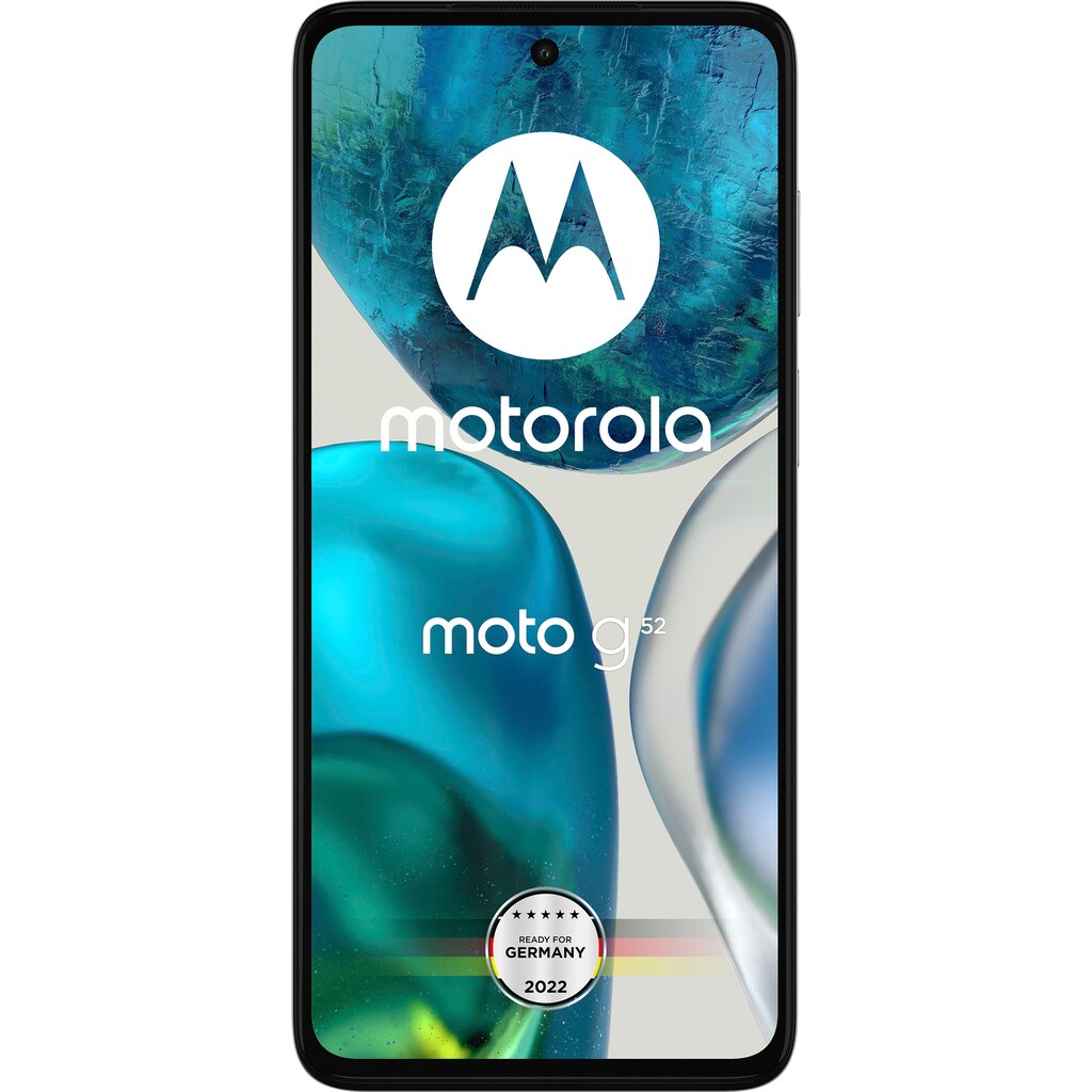 Motorola Smartphone »moto G52«, Porcelain White, 16,76 cm/6,6 Zoll, 128 GB Speicherplatz, 50 MP Kamera