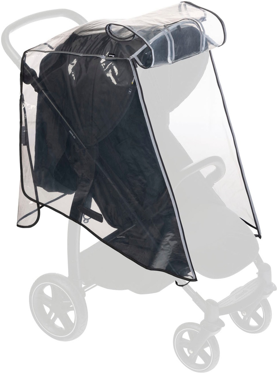 Hauck Kinderwagen-Regenschutzhülle »Pushchair Raincover 4W«, für 4-Rad-Buggy