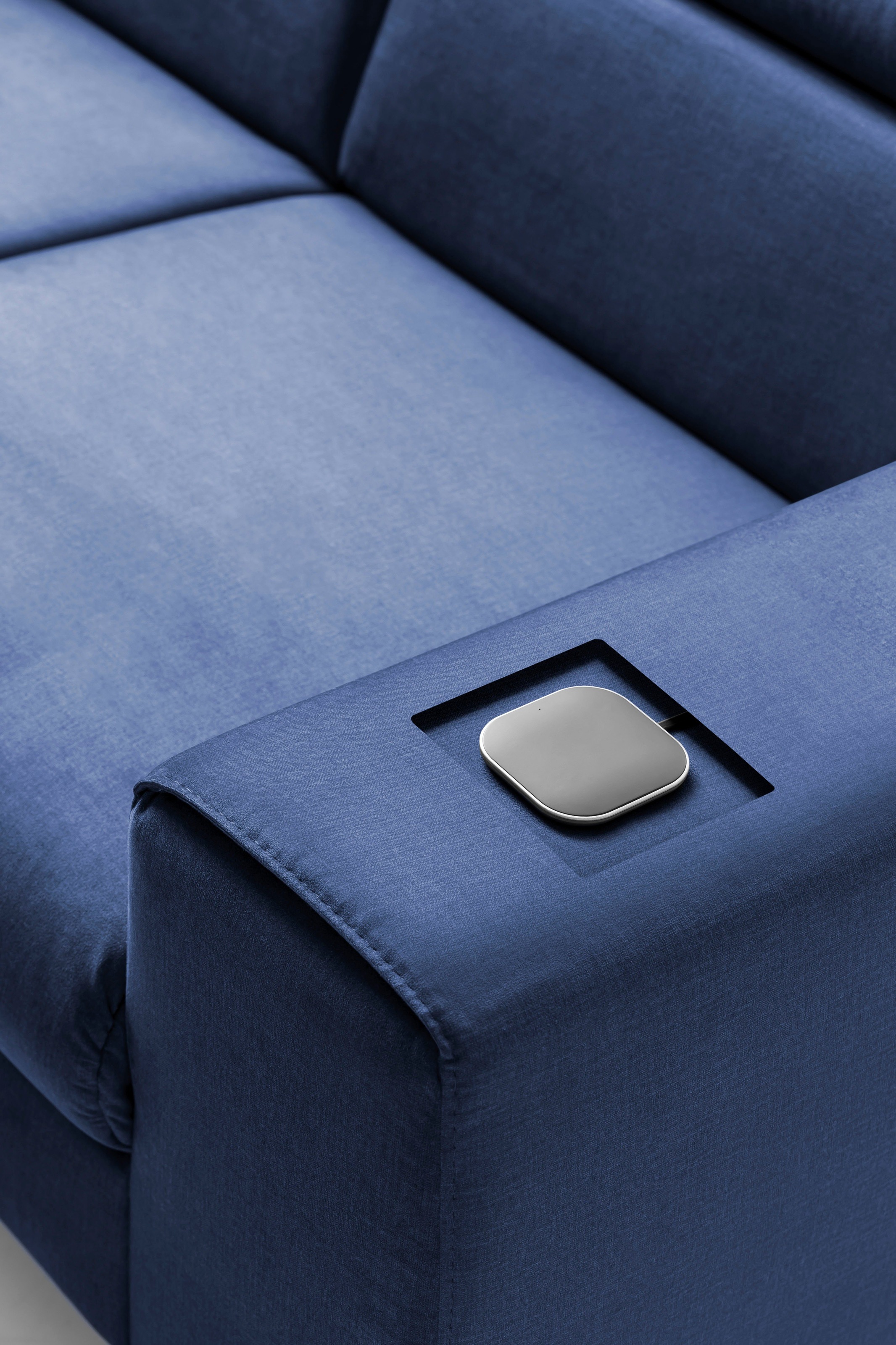 COTTA Polstergarnitur »Morven L-Form«, (Set), Set bestehend aus: Ecksofa mit Kopfteilverstellung & Hocker