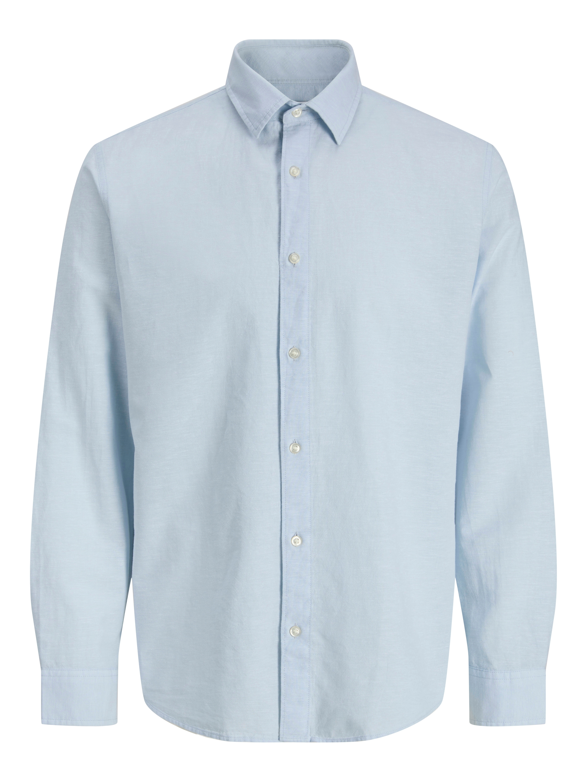 Jack & Jones Junior Langarmhemd »JJEBREEZE LINEN BLEND SHIRT L/S SN JNR«