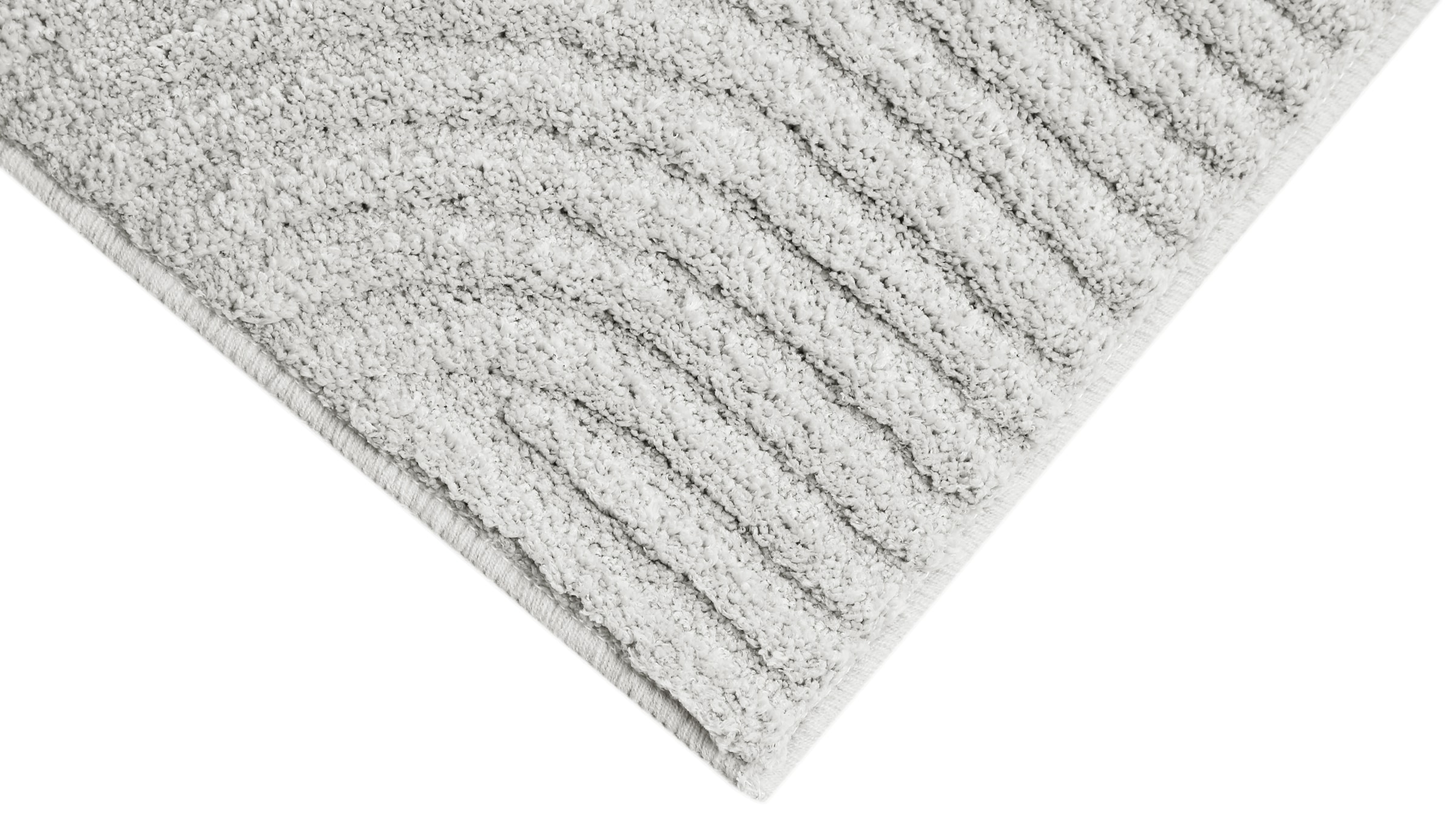 my home Badematte »Ognon, Scandi, Boho, modernes Muster«, rutschhemmend beschichtet, fußbodenheizungsgeeignet-schnell trocknend-strapazierfähig, Badteppich, Uni Farben, Hoch-Tief-Effekt