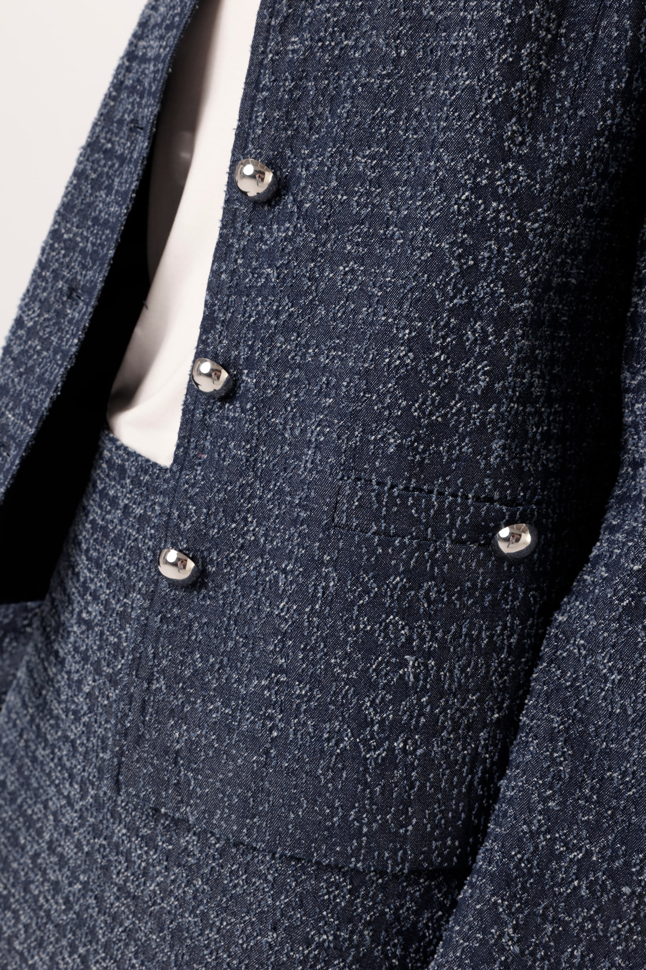 Aniston CASUAL Kurzblazer aus strukturiertem Denim-Jacquard - NEUE KOLLEKTION