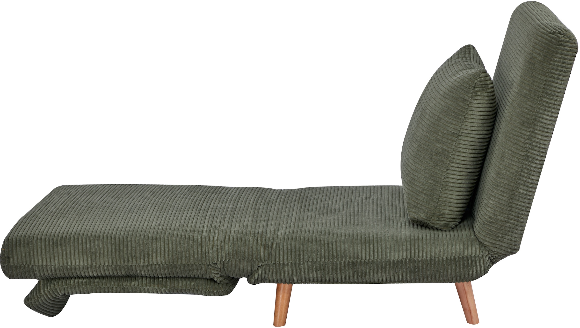 OTTO home Sessel »AINSLEY  - OTTO. Verlässliche Qualität.« wandelbar zum Gästebett, Schlafliege, Webstoff u. Cord-Bezug