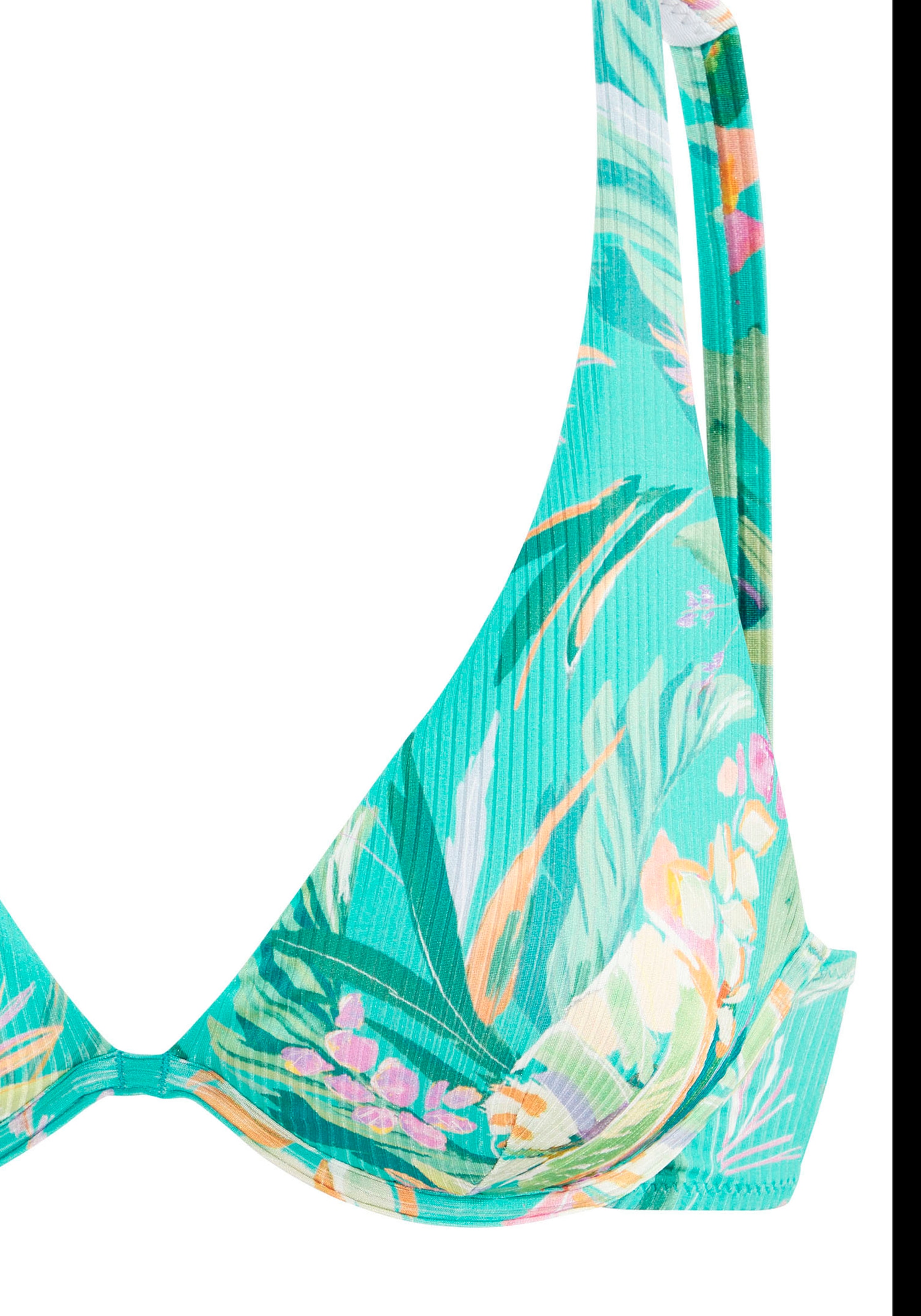 Venice Beach Bügel-Bikini-Top »Sandra« in modischer, leicht glänzender Rippware