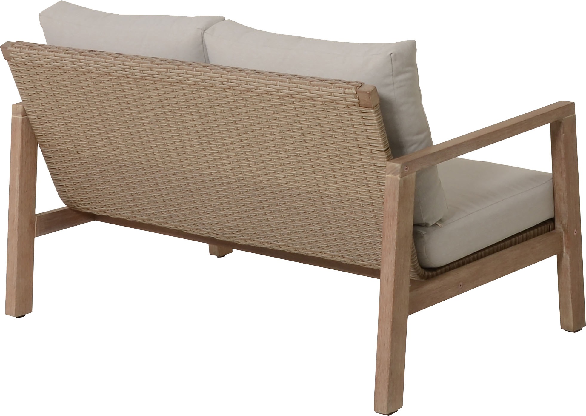 Garden Pleasure Gartenlounge-Set »»SAN«« 4 Stk. tlg. 2 Sessel, Tisch LxB: 106x66 cm, inkl Kissen