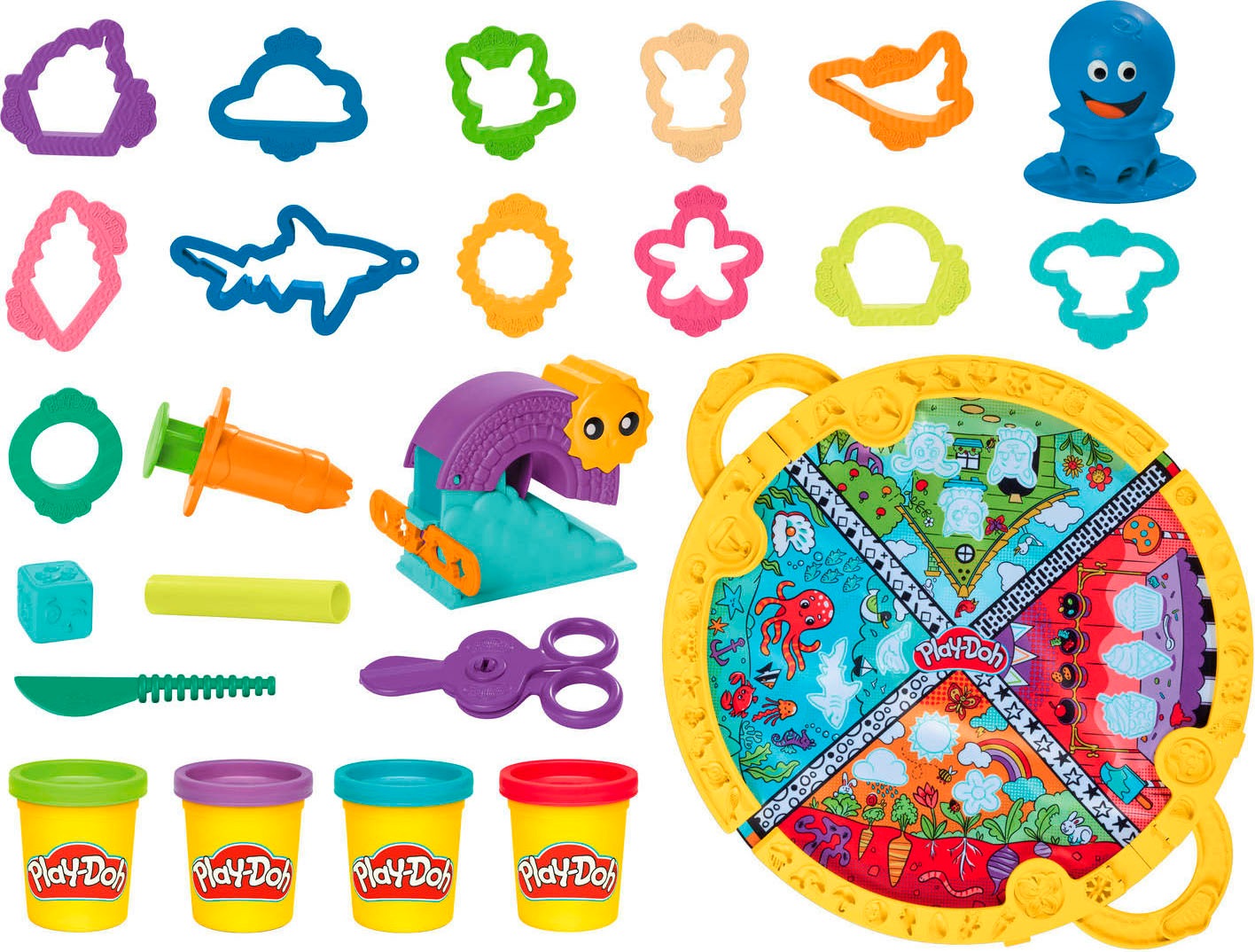 Hasbro Knete »Play-Doh, Starters Knetmatte für unterwegs«