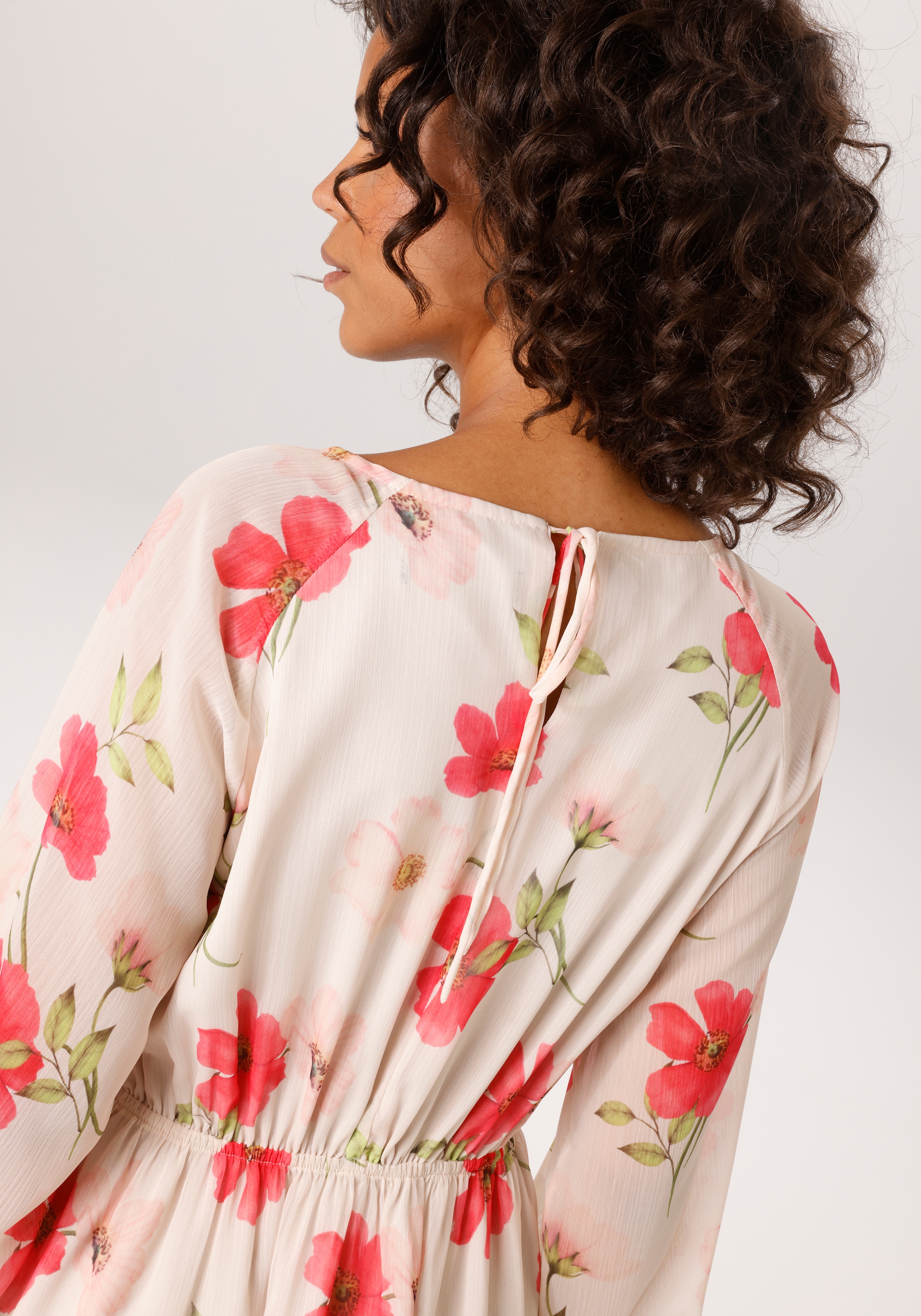 Aniston CASUAL Maxikleid mit farbharmonischen Blumen bedruckt - NEUE KOLLEKTION