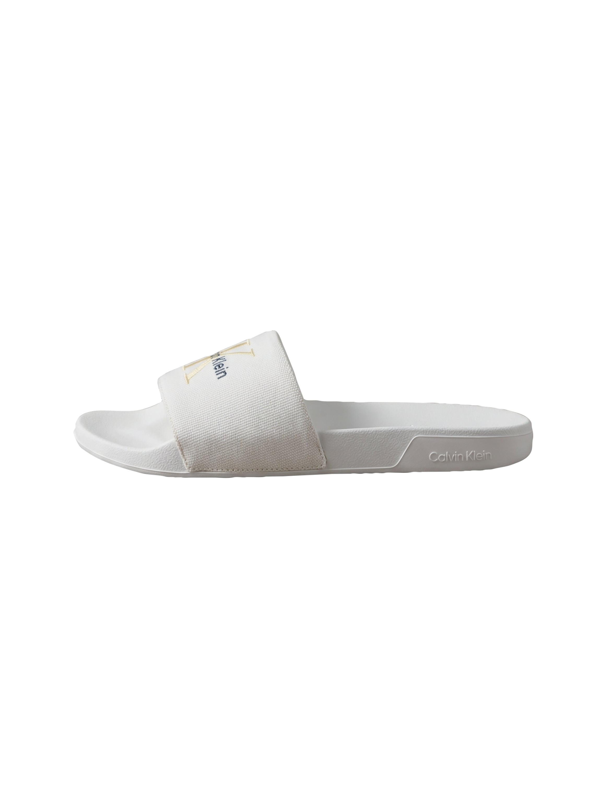 Calvin Klein Badepantolette »ESS SLIDE CV WN«  Strandschuh, Flat mit CK-Stickerei