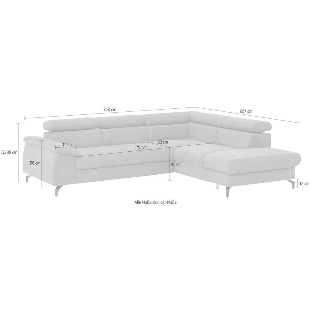 COTTA Ecksofa »Komaris«