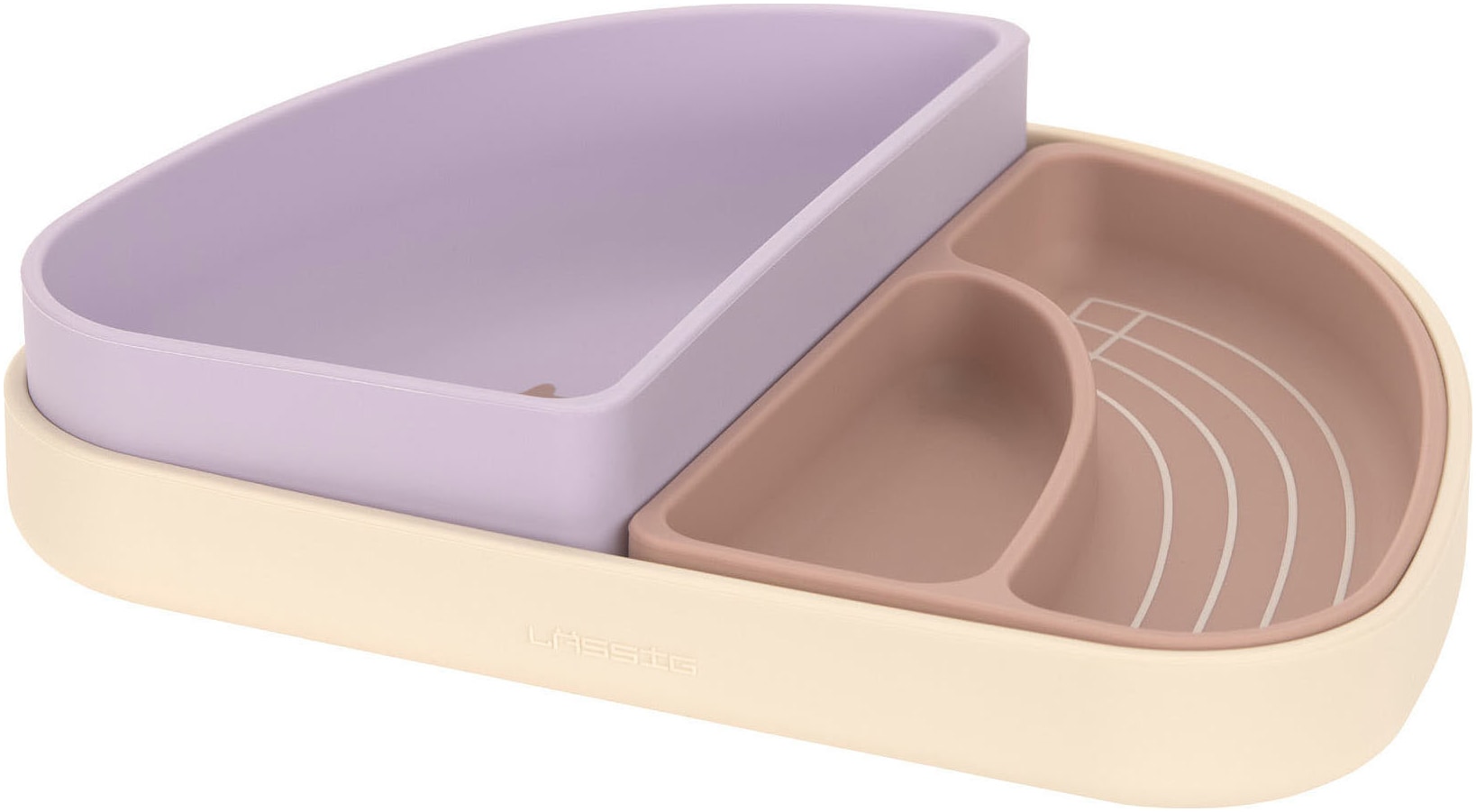 LÄSSIG Kindergeschirr-Set »Tiny Team Cat, Silikon«