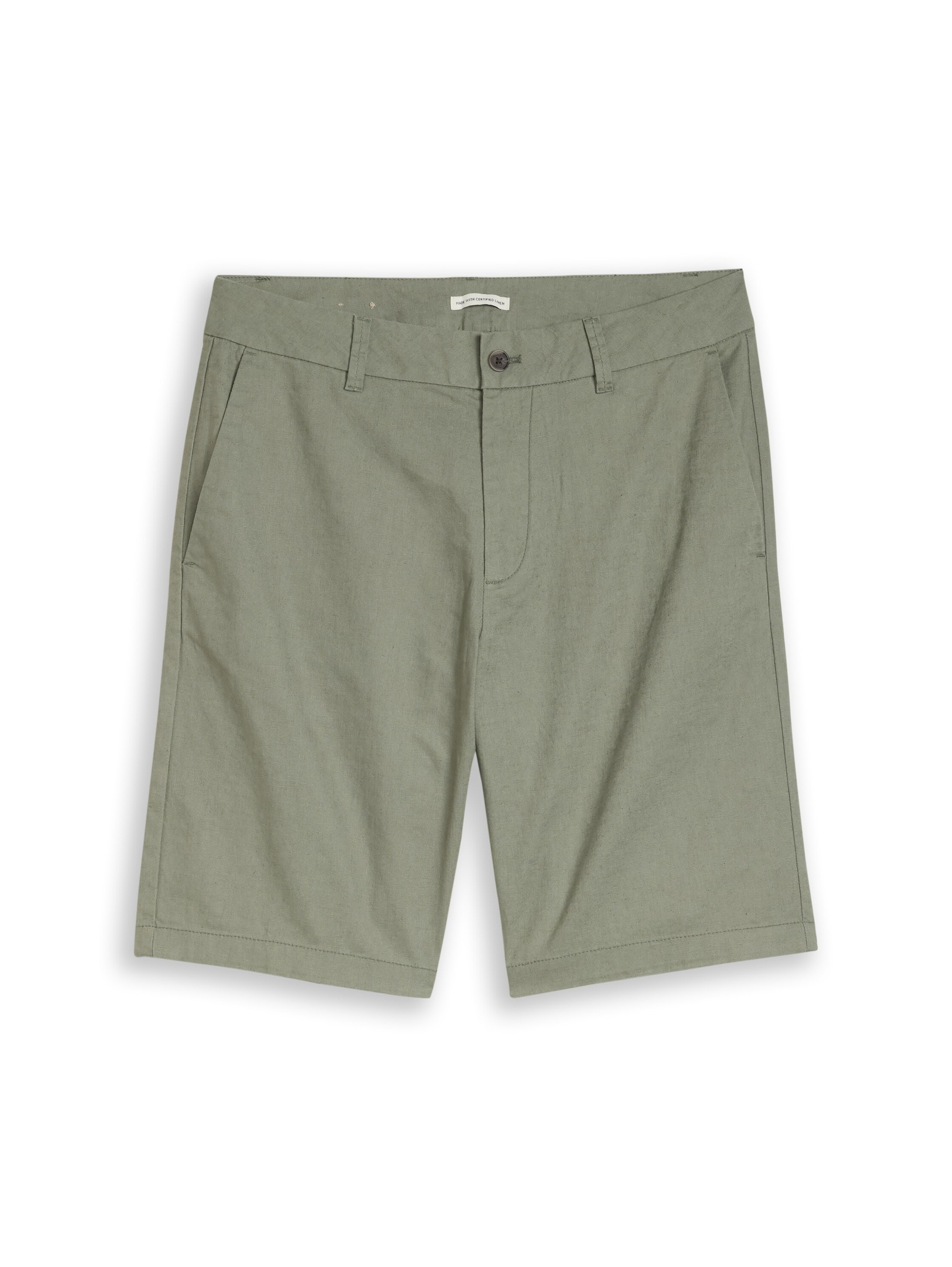 TOM TAILOR Denim Chinoshorts  aus Leinen