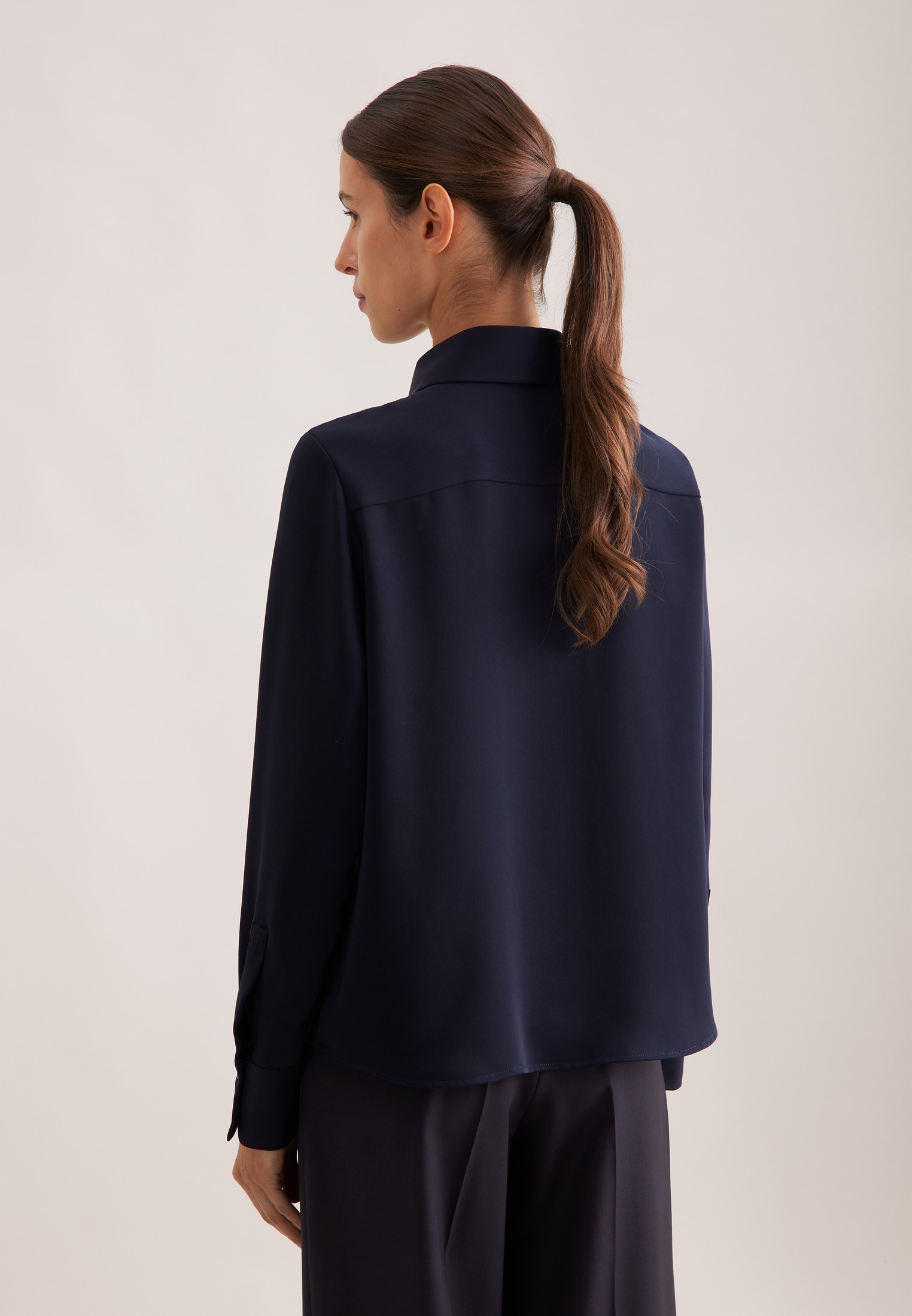 seidensticker Hemdbluse »Schwarze Rose« 1/1 Uni