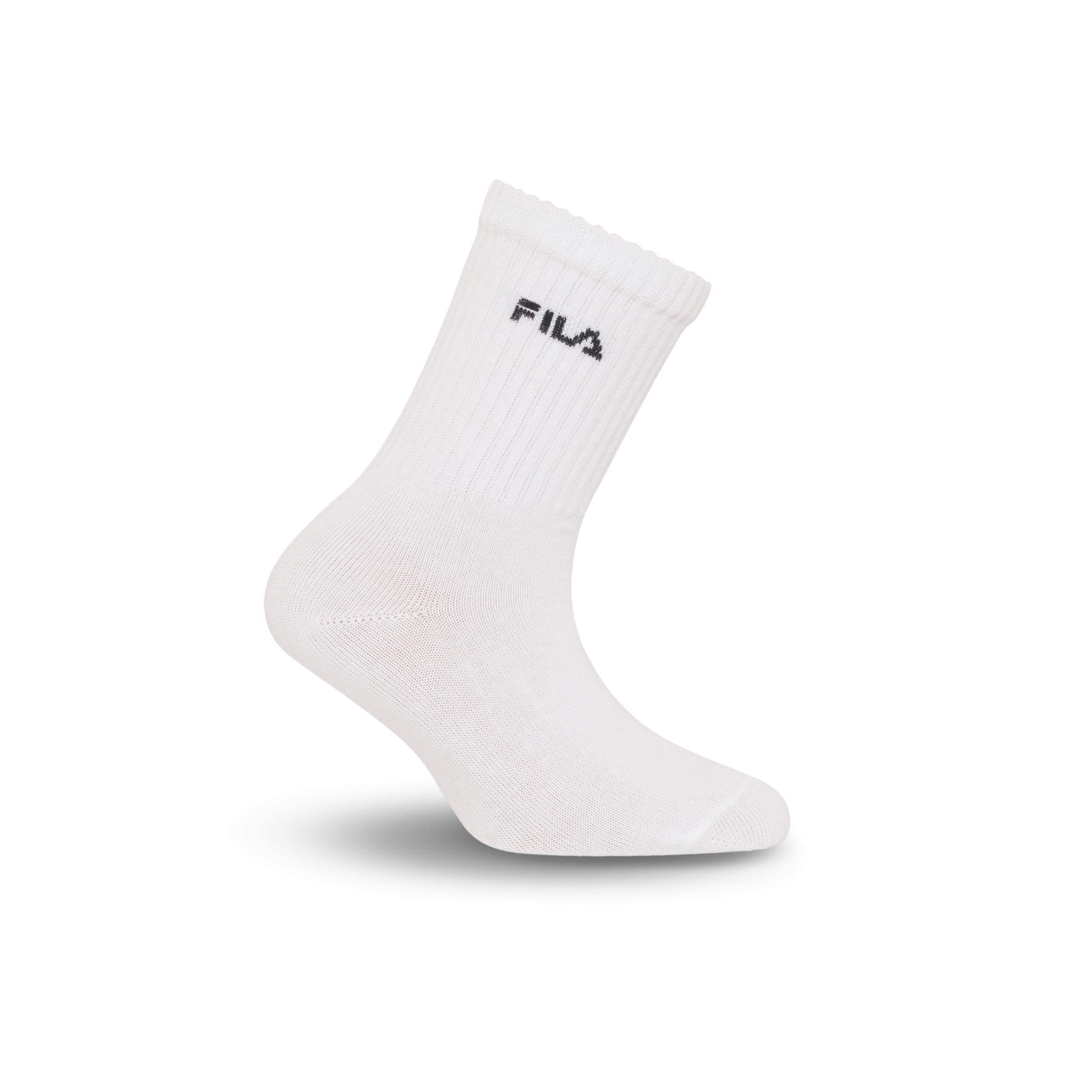 Fila Socken 6 Paar tlg. breites Rippenbündchen, Cotton-Mix, Unisex