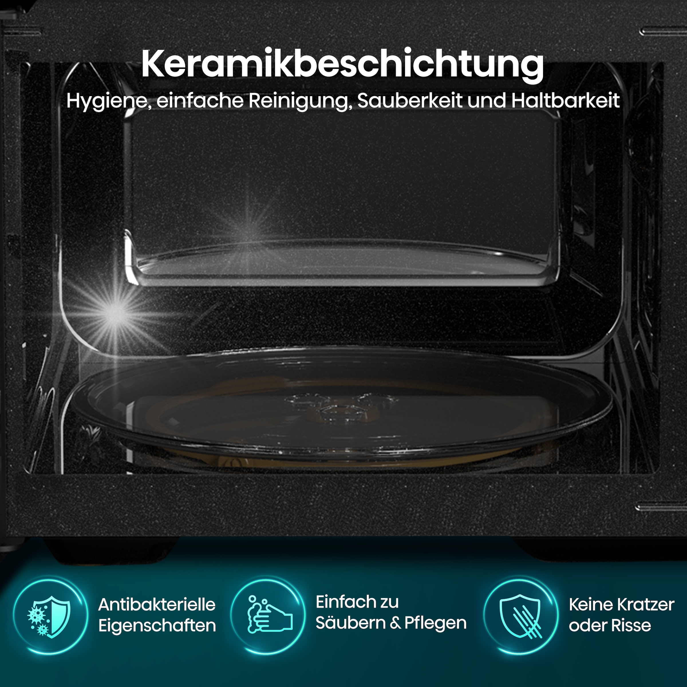 Hisense Mikrowelle »H20MOBP1HI«, Mikrowelle, 1020 W, Inverter Technologie