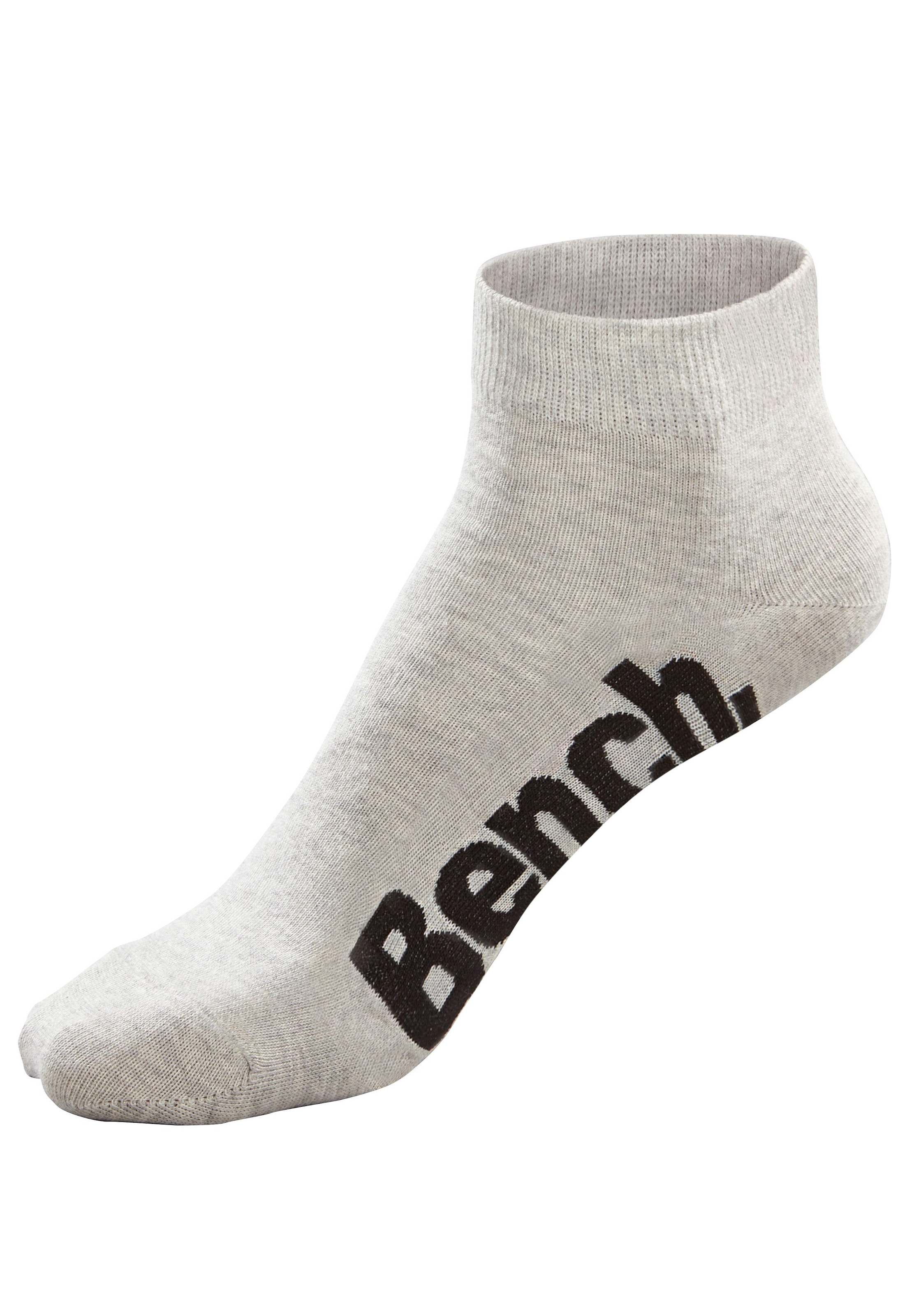 Bench. Kurzsocken, (Set, 3 Paar), mit bequemen Rippbündchen