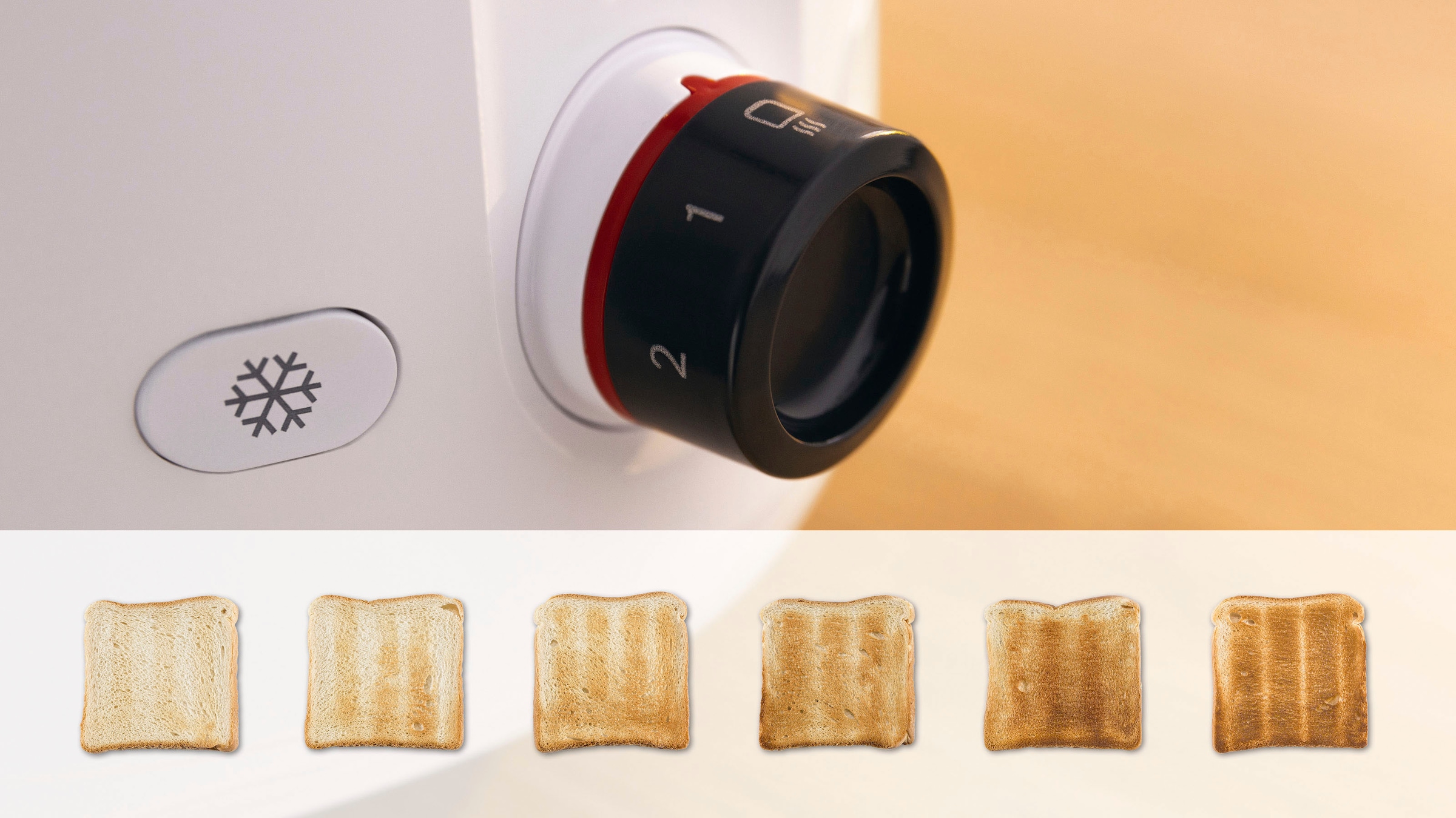 BOSCH Toaster »MyMoment TAT2M121«, 2 Schlitze, für 2 Scheiben, 950 W, integrierter Brötchenaufsatz, Auftaufunktion, Brotzentrierung, AutoOff