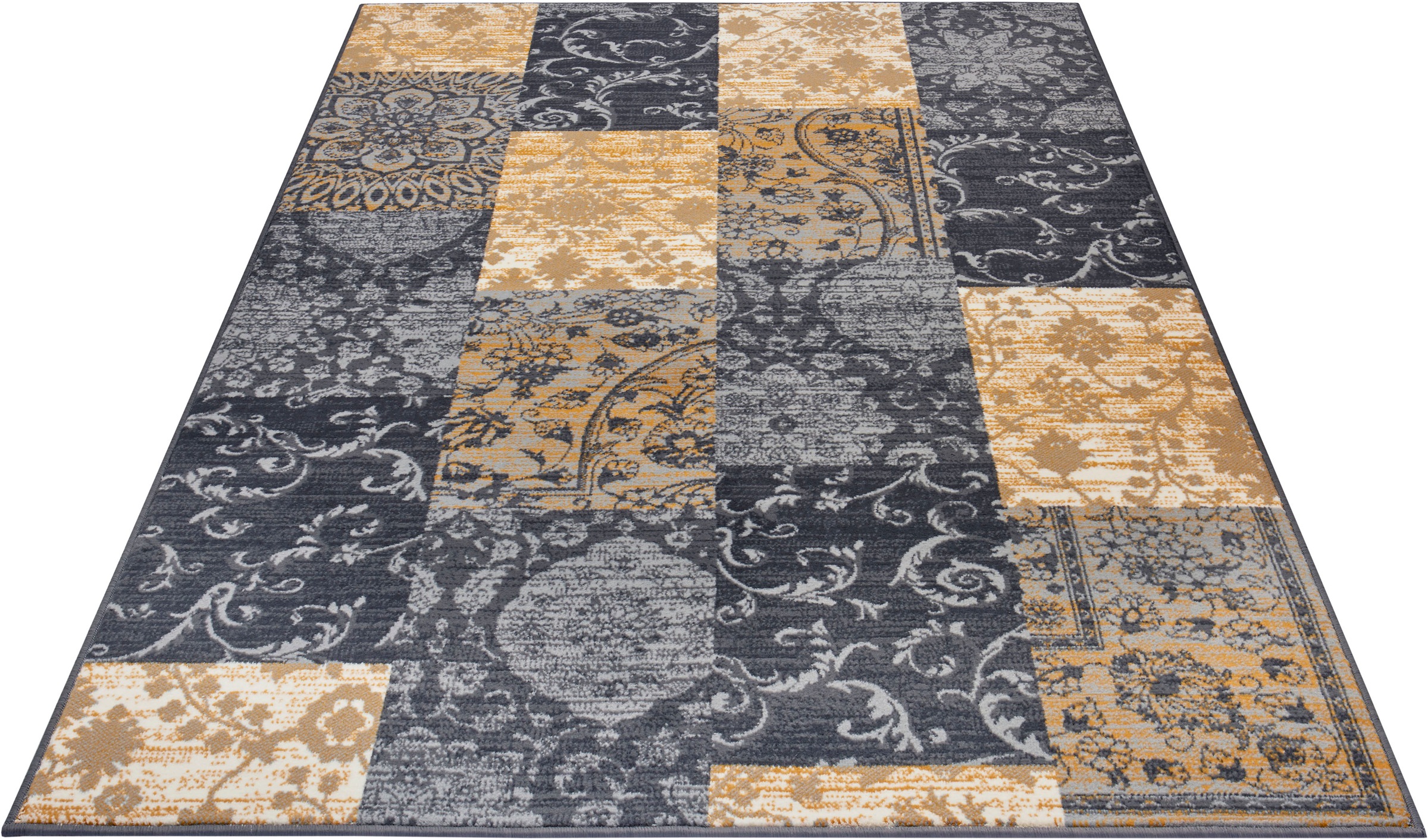 HANSE Home Teppich »Bloques«, rechteckig, 9 mm Höhe, Kurzflor, Weich, Mehrfarbig, Wohnzimmer, Schlafzimmer, Esszimmer