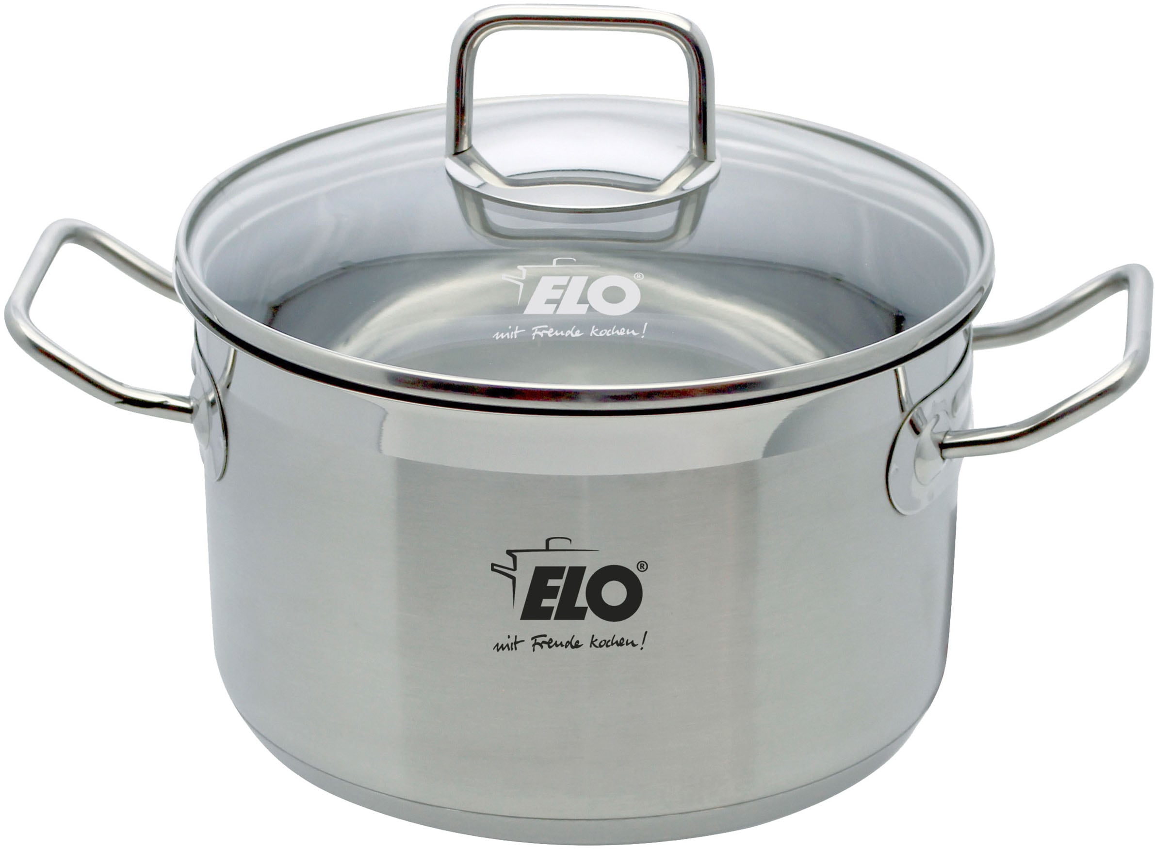 Elo Basic Topf-Set »Basic Profi Duo Therm Topfset 6-teilig« Set, 10 Stk. tlg. Edelstahl