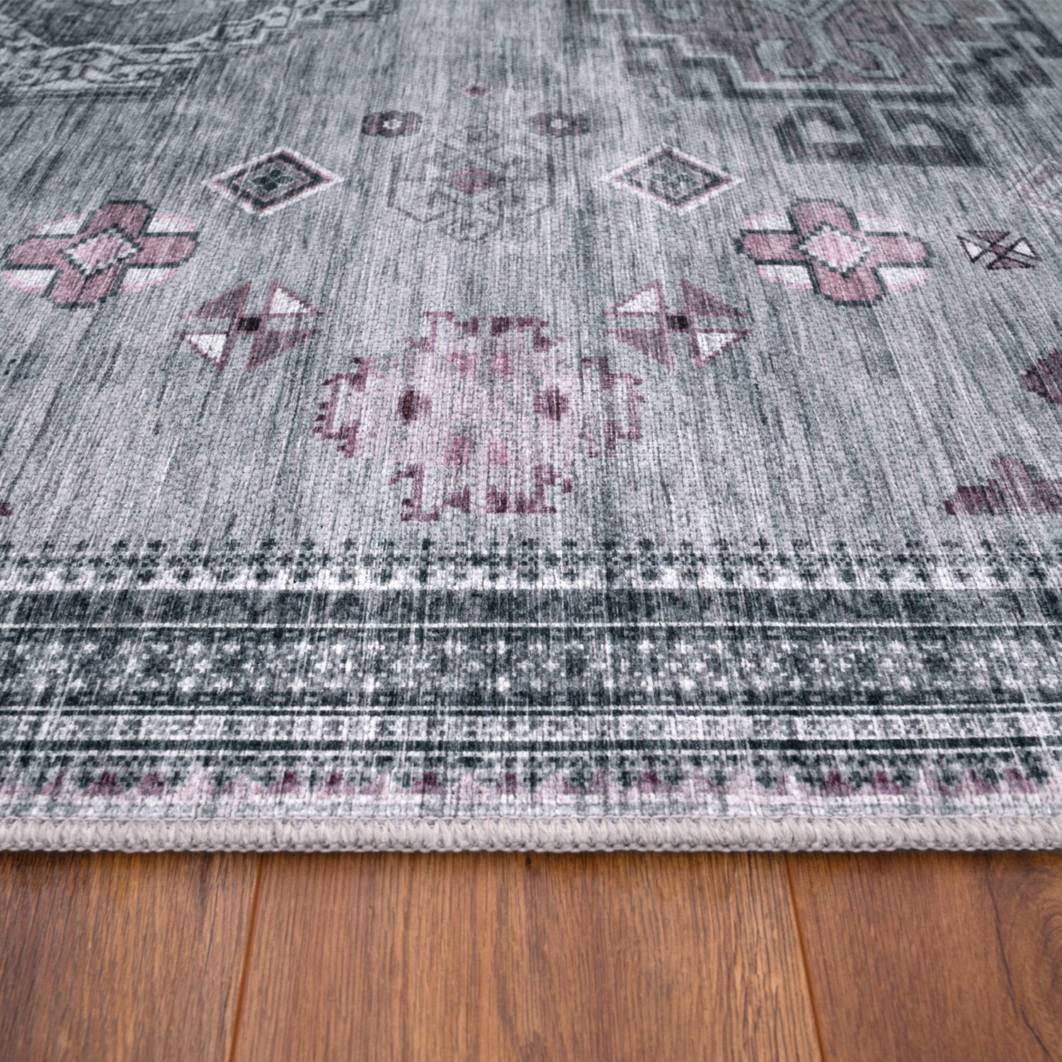 Paco Home Teppich »Bordeaux 244«, rechteckig, 4 mm Höhe, Kurzflor, Orient-Optik, Vintage Design, waschbar