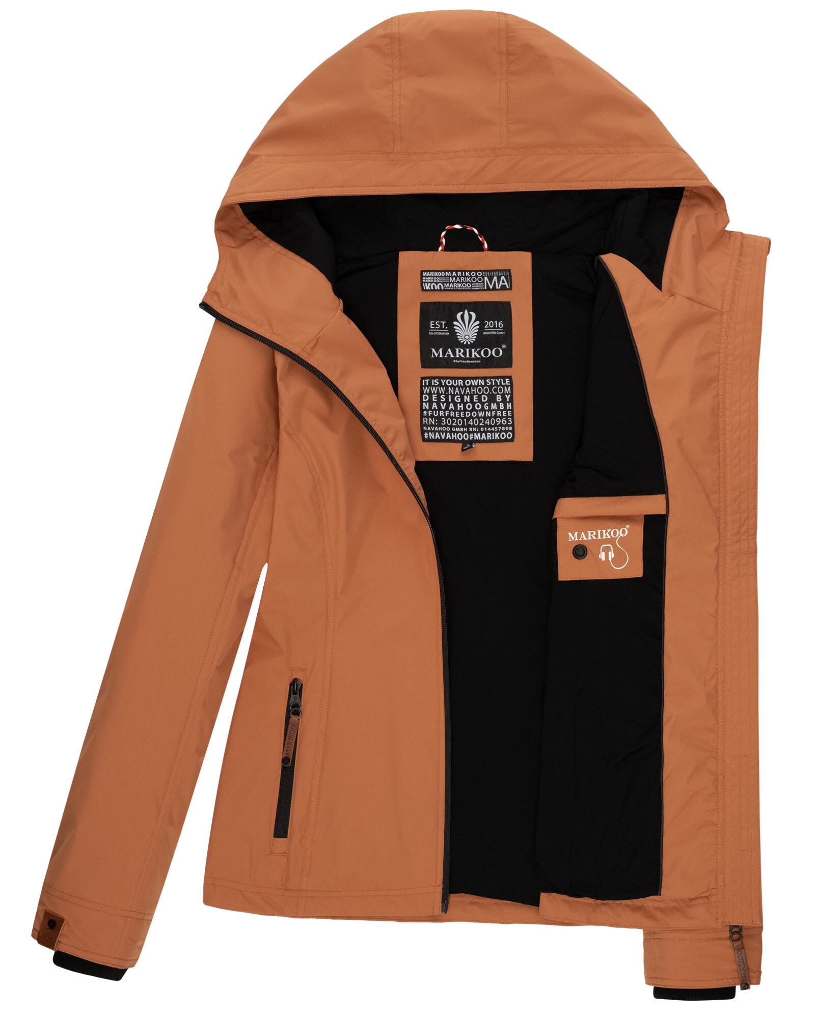 Marikoo Outdoorjacke »Marikoo Brombeere Damen Jacke B862«