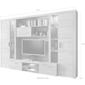 trendteam Wohnwand »Mondeo«, kompaktes klassisches Design mit integrierter Beleuchtung