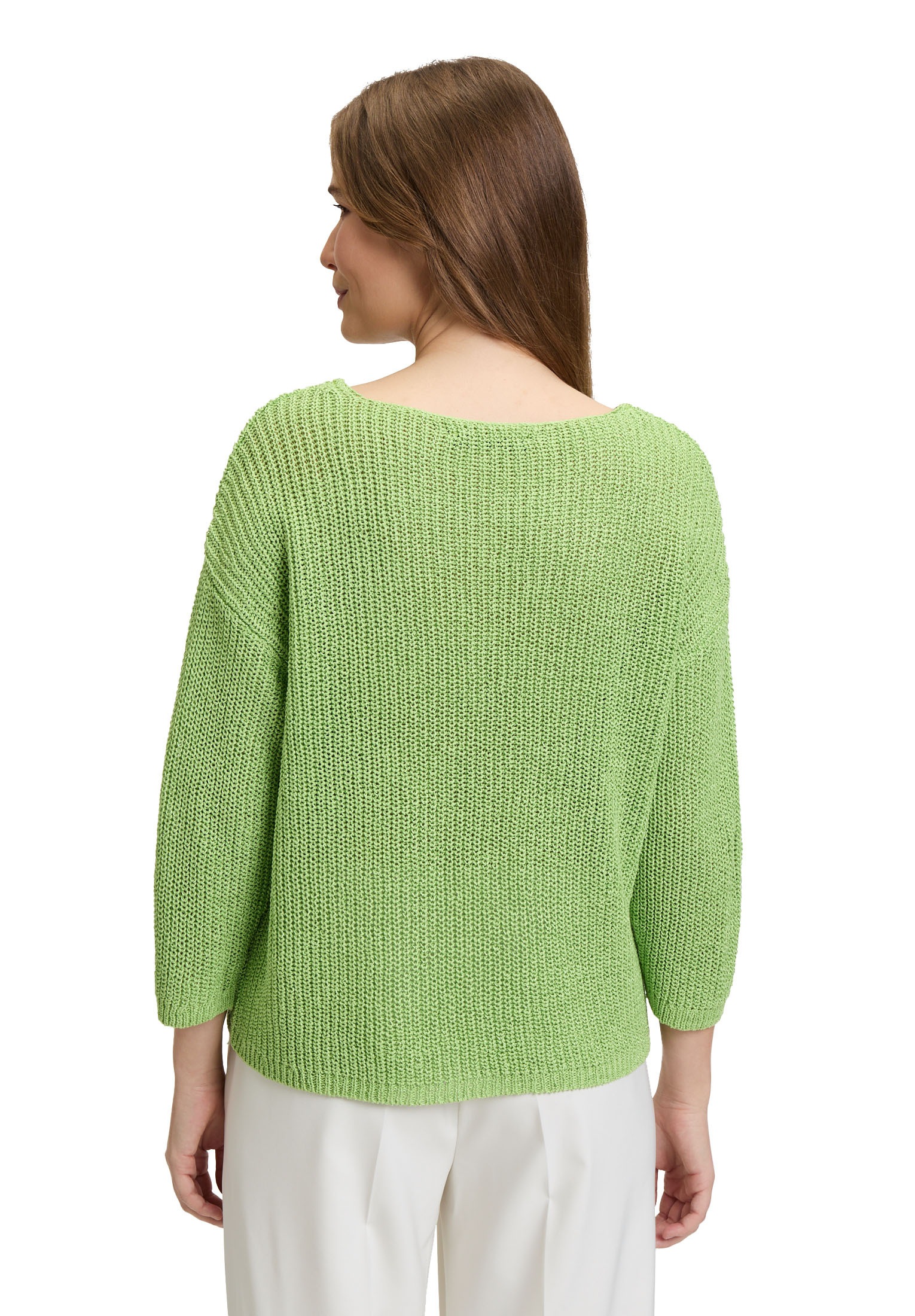 Betty Barclay Rundhalspullover »Basic-Strickpullover mit Rippenstruktur«