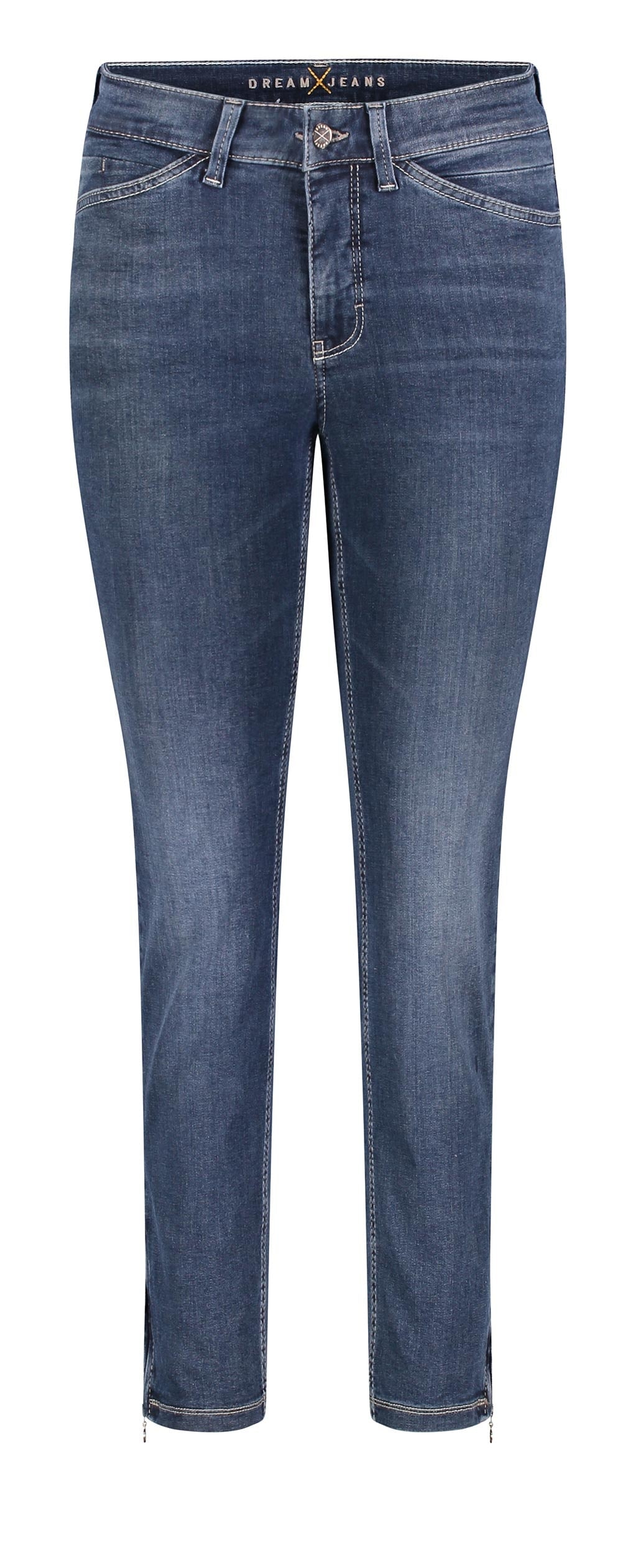 MAC 7/8-Jeans »Dream Chic«, verkürzte Form mit Reißverschluss