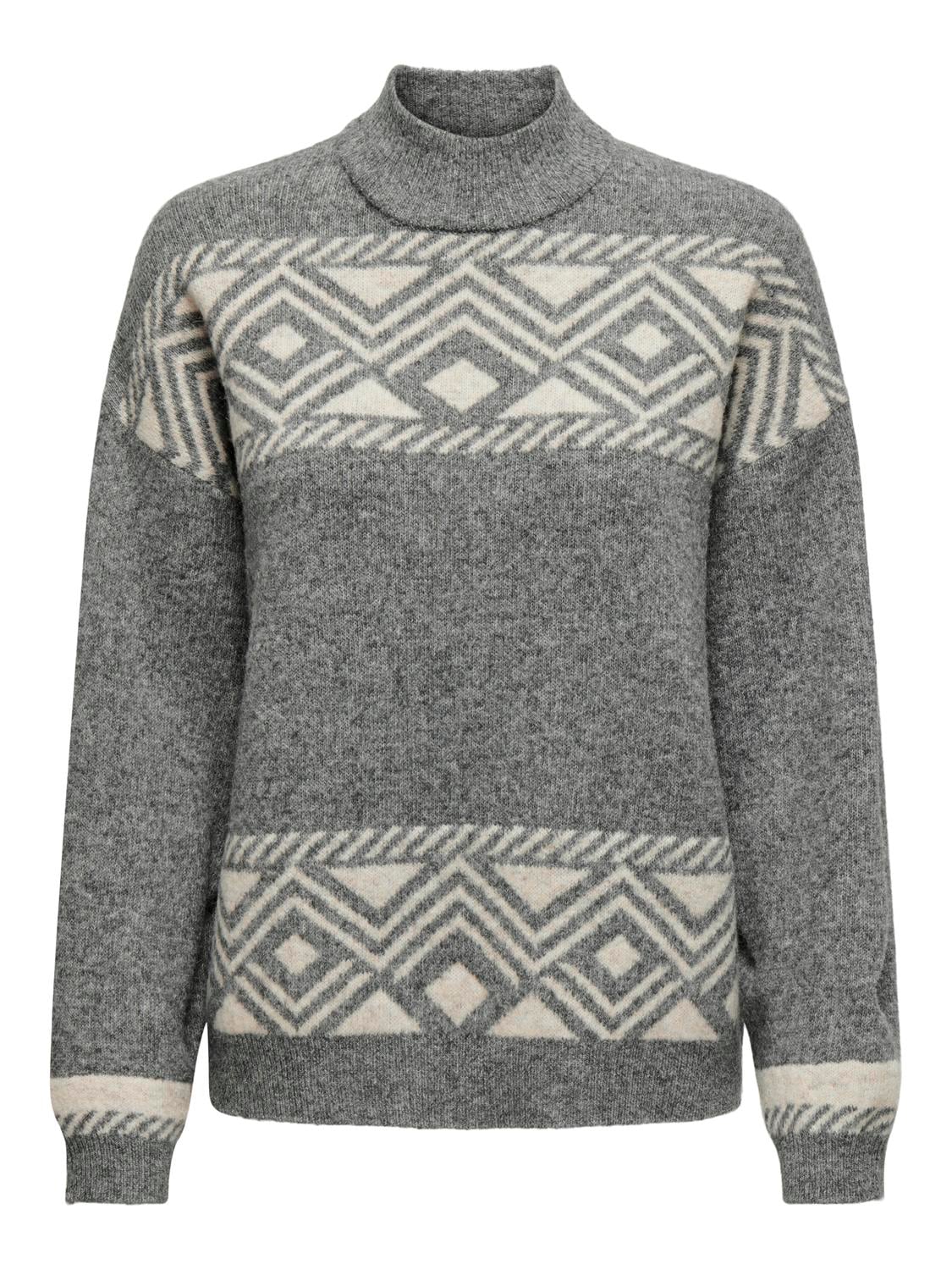 ONLY Stehkragenpullover »ONLVICTORIA L/S PULLOVER KNT NOOS«
