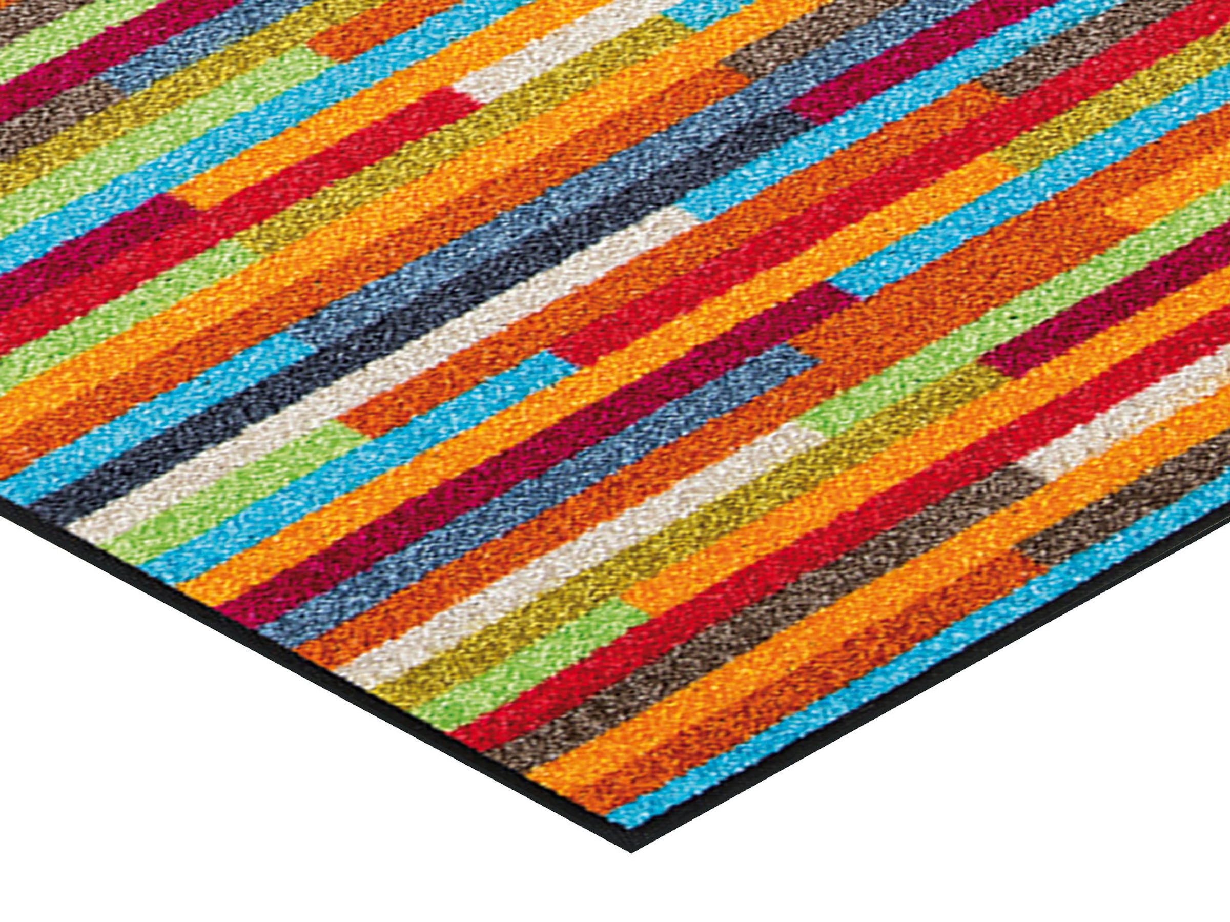 wash+dry by Kleen-Tex Schmutzfangläufer, »Mikado Streifen modernes waschbar Fußmatte Stripes«, rutschhemmend, online Design, rechteckig, kaufen