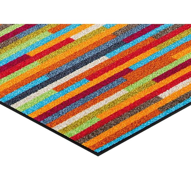 wash+dry by Kleen-Tex Fußmatte »Mikado Stripes«, rechteckig,  Schmutzfangläufer, modernes Streifen Design, rutschhemmend, waschbar online  kaufen