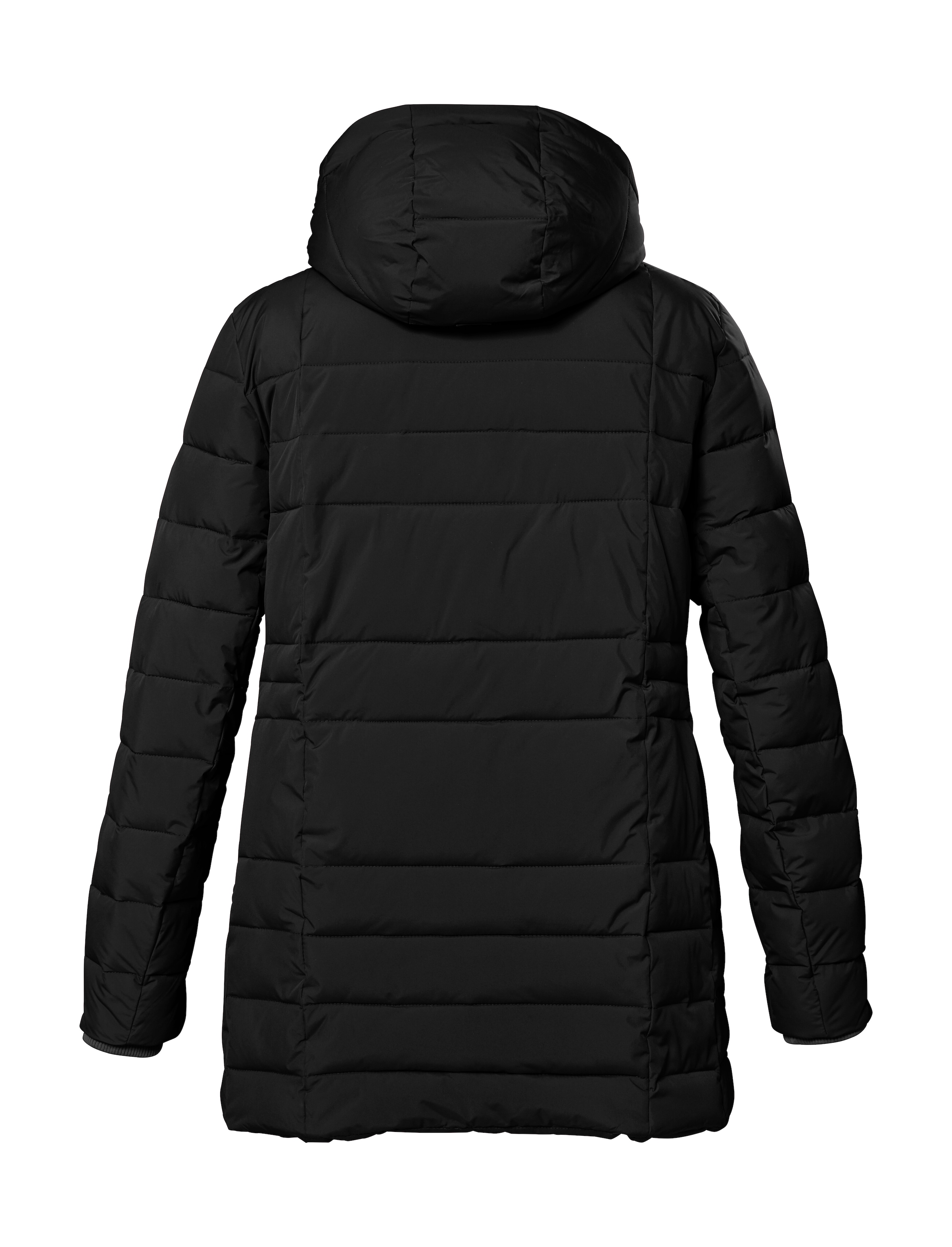 STOY Steppjacke »STW 6 WMN QLTD JCKT«, Wasserabweisender, winddichter Parka mit abnehmbarer Kapuze.