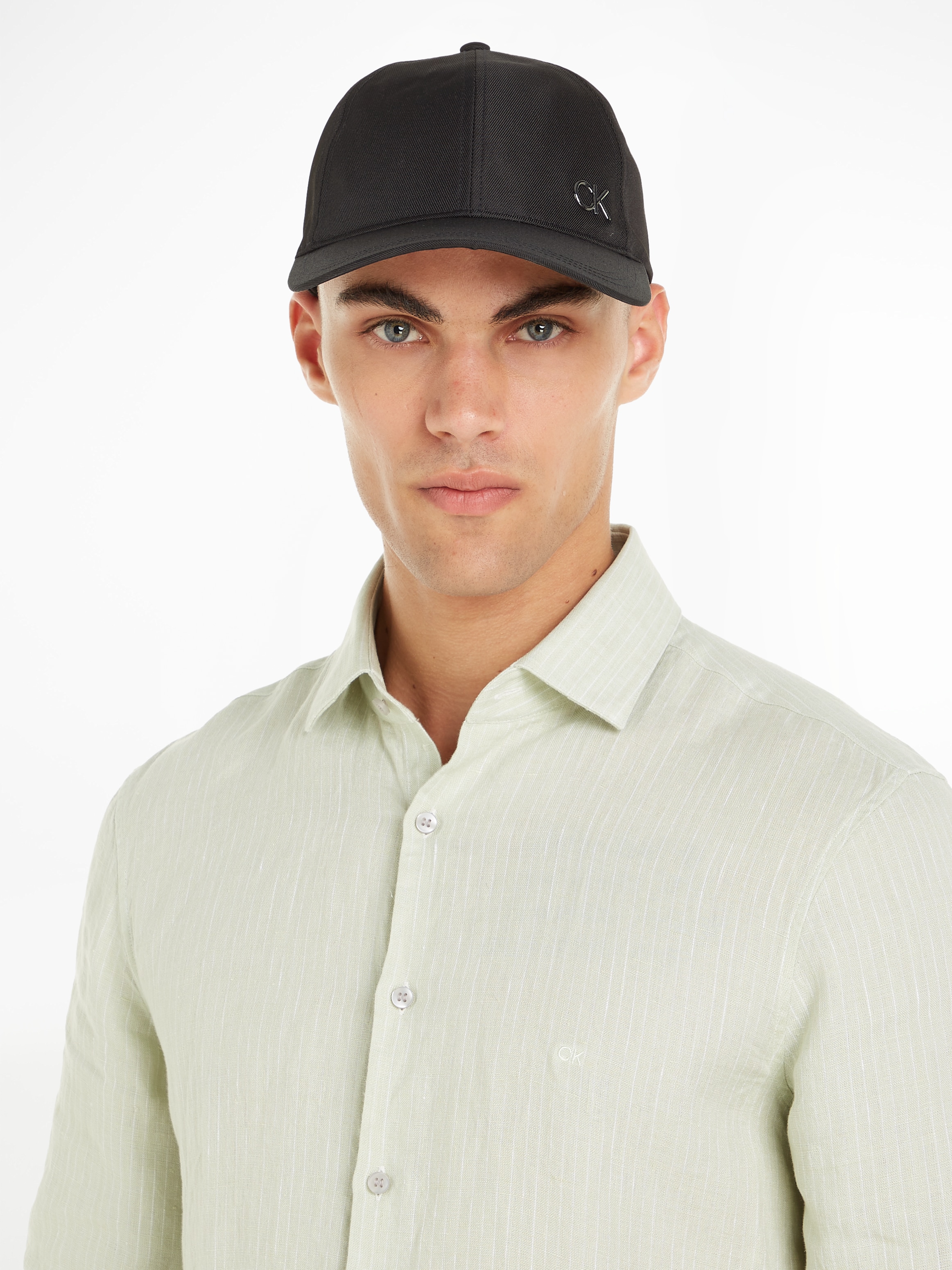 Calvin Klein Baseball Cap »CK SAFFIANO METAL BB CAP«