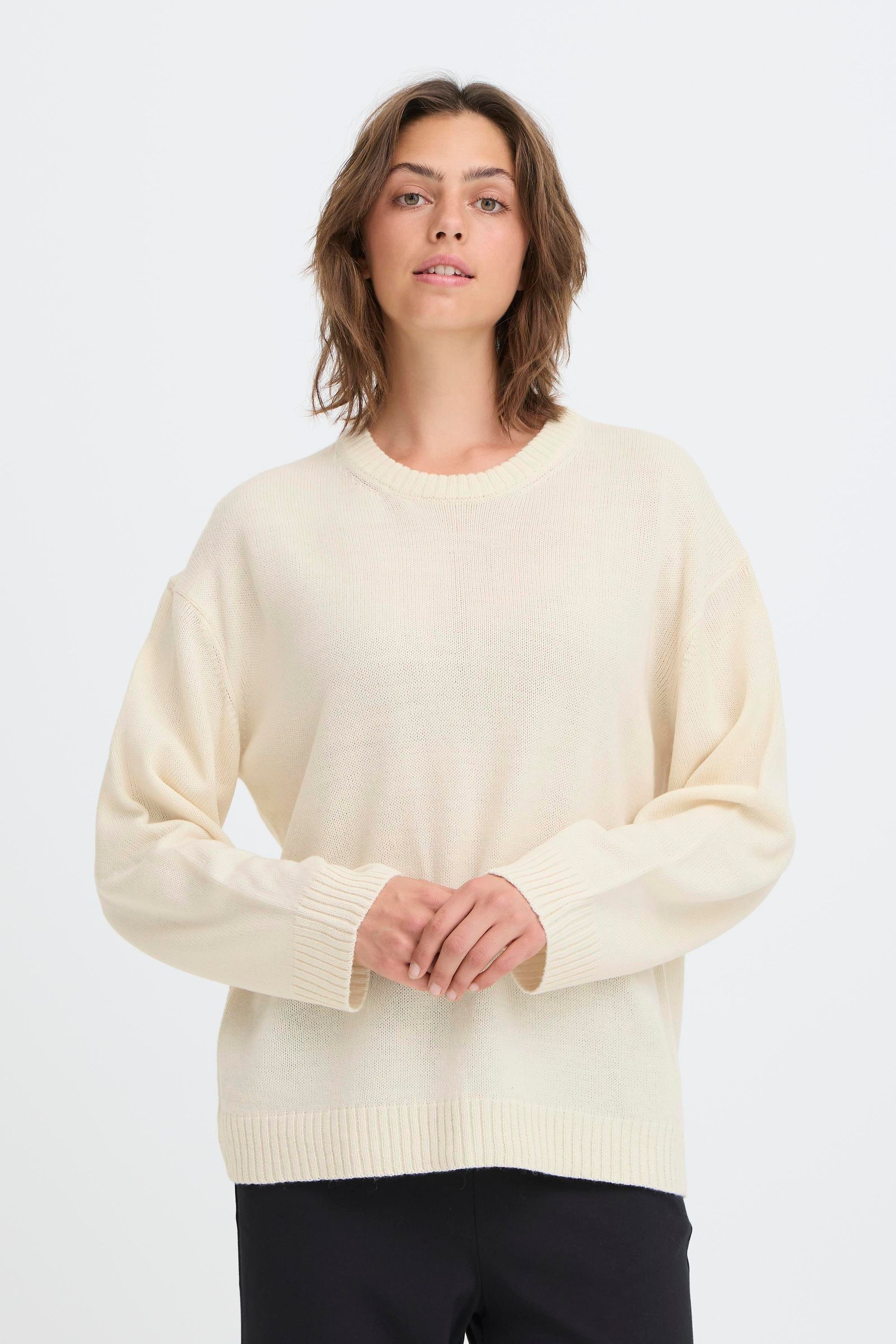 OXMO Strickfleece-Pullover »Strickpullover OXISAMSON«