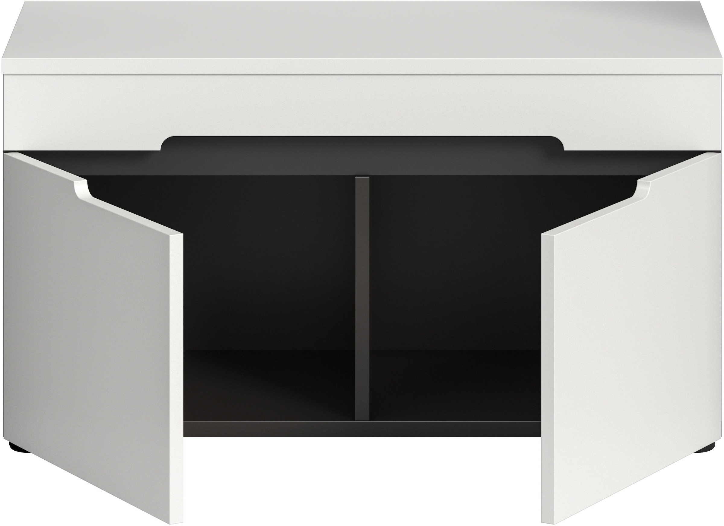 Home affaire Sitzbank »REHAT, TOPSELLER!, Breite 80cm, 2 Türen, 2 Fächer« in verschiedenen Farben erhältlich,  Garderobenbank, Flurbank, Dielenbank, Bank mit Stauraum, Bank