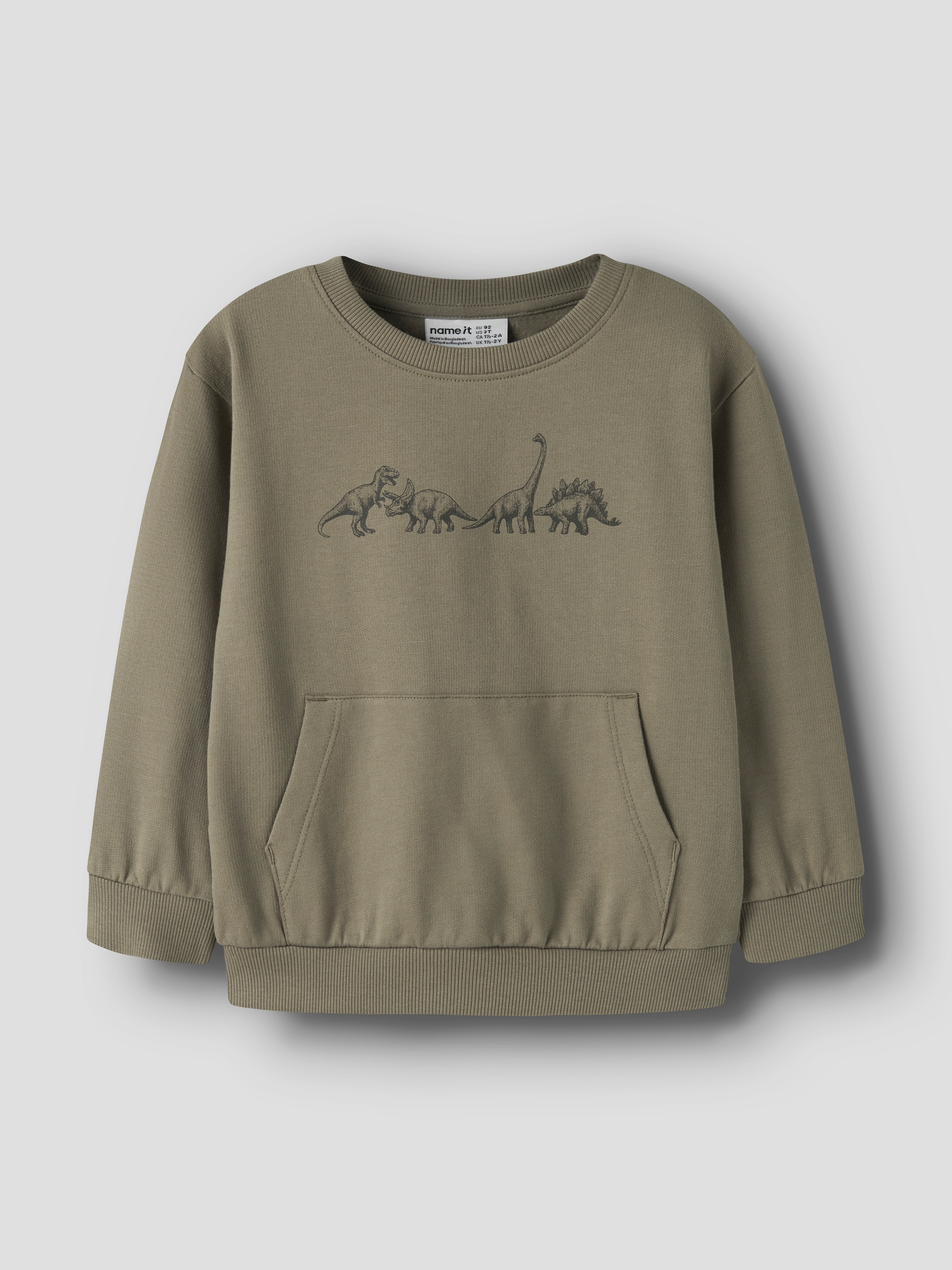 Name It »NMMVILDAR LS SWEAT BOX BRU«, Baumwolle, regular fit
