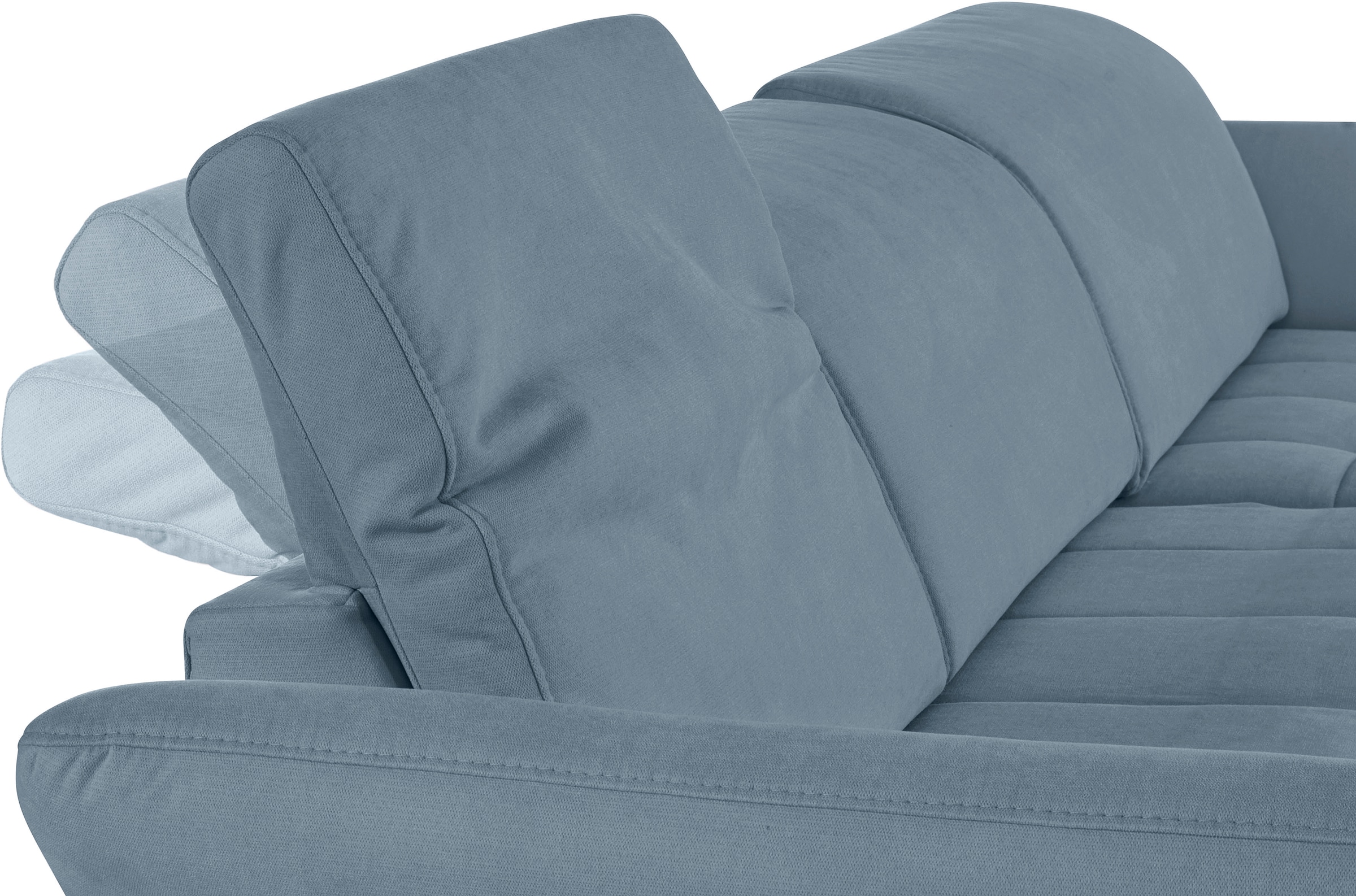 INOSIGN Ecksofa »Fresh L-Form«, Federkern, wahlweise Kopfteilverstellung und motorischer Vorziehsitz