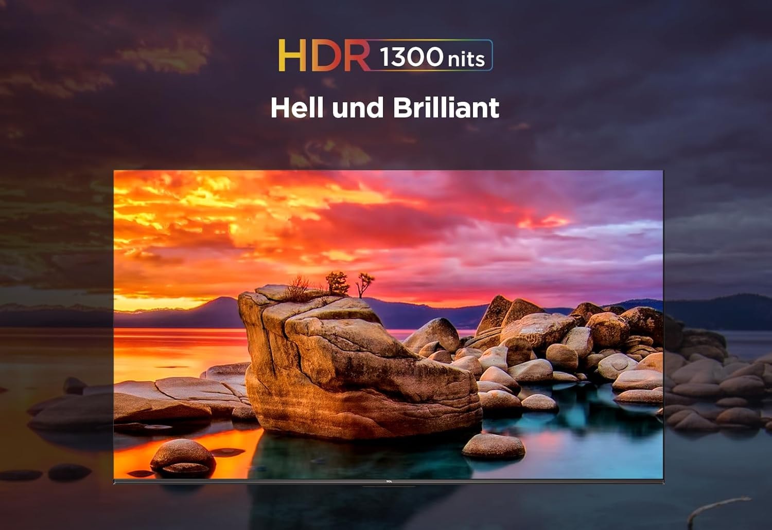 TCL Mini-LED-Fernseher »55C803GX1«, 4K Ultra HD, Google TV-Smart-TV, Dolby Vision, Apple TV, Multi-HDR, 144 Hz