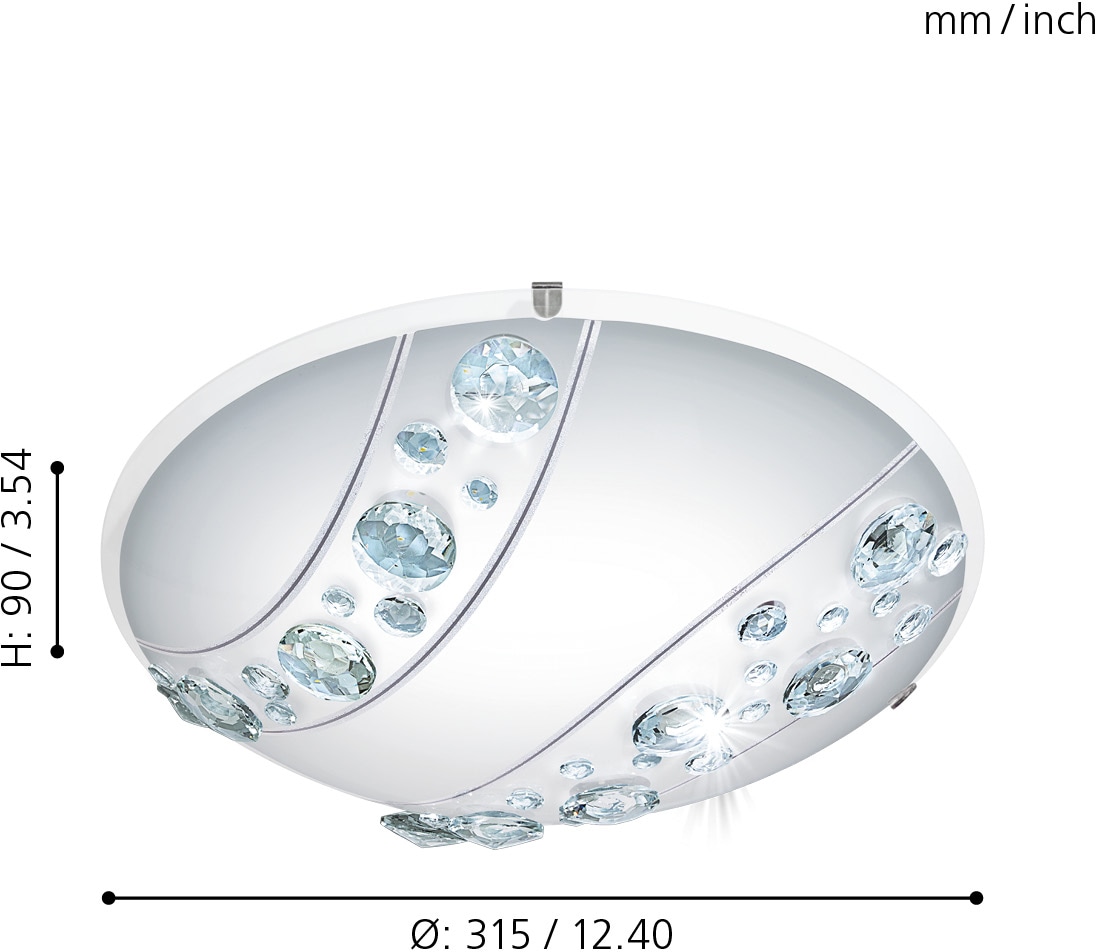 LED mit 3 LED 1 kaufen XXL »NERINI«, | Jahren Garantie flammig-flammig, tauschbar online Deckenleuchte EGLO